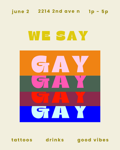 we say gay