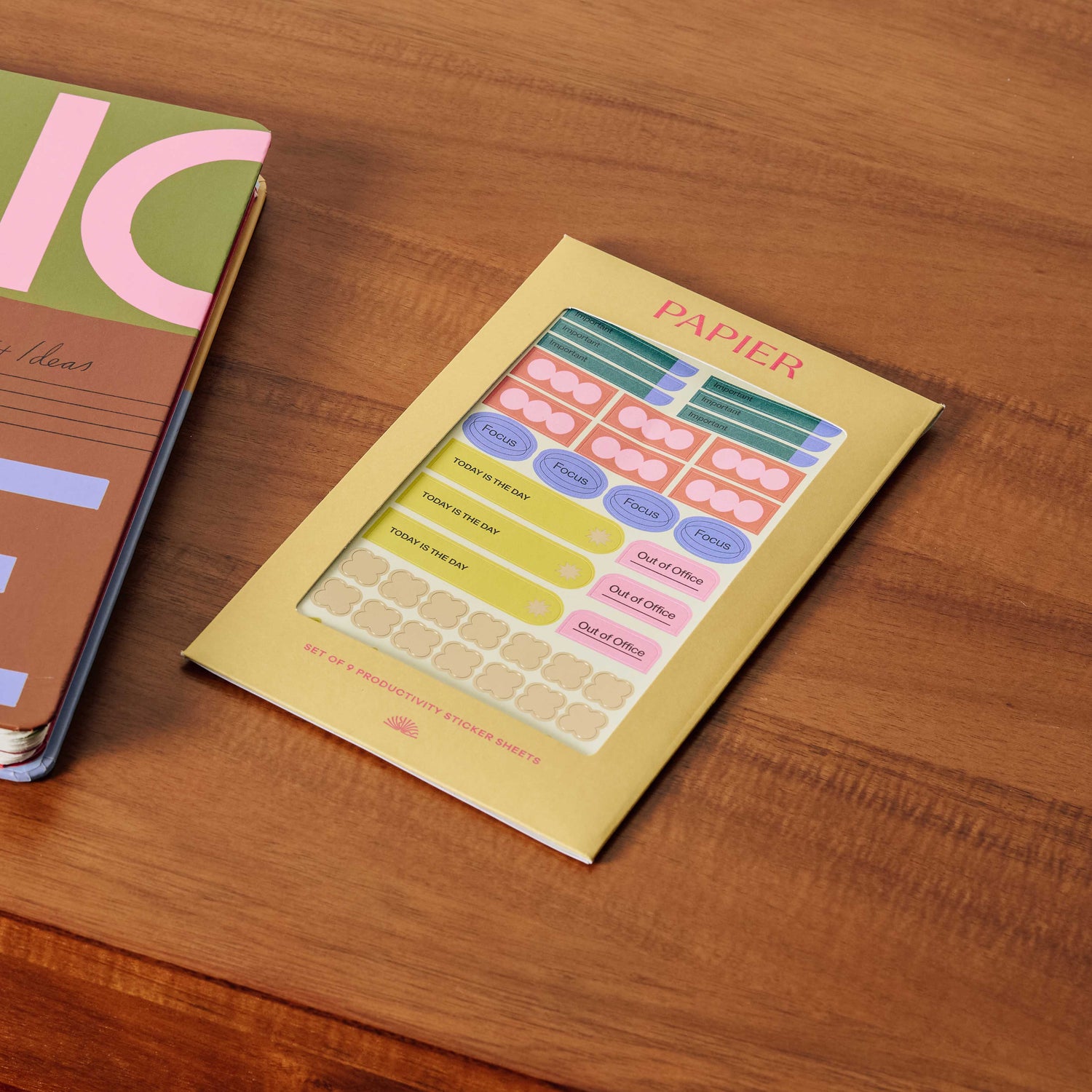 productivity stickers set