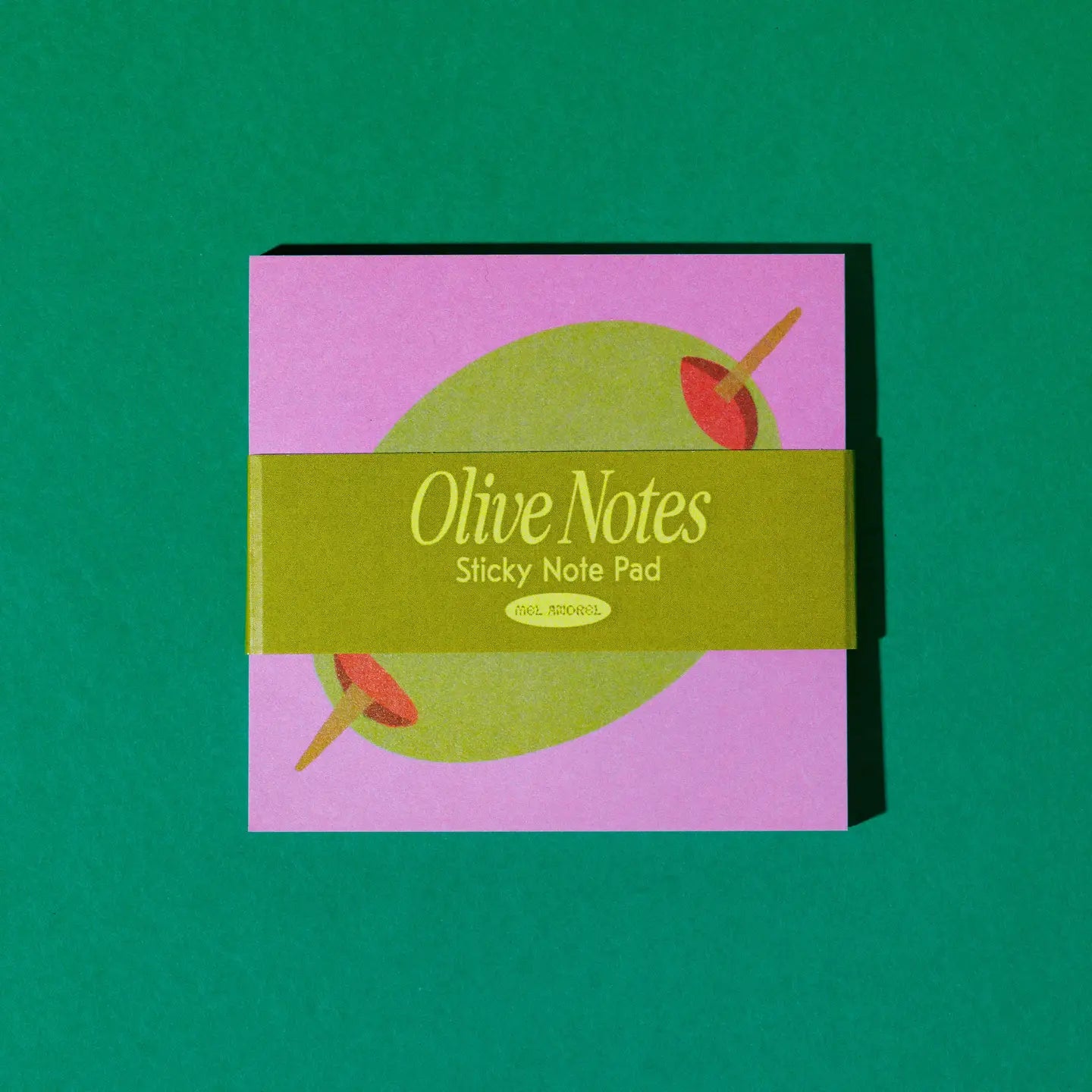 olive sticky notes