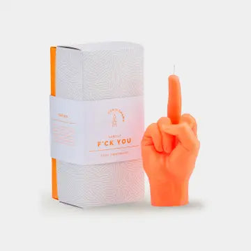 "f*Ck you" candle