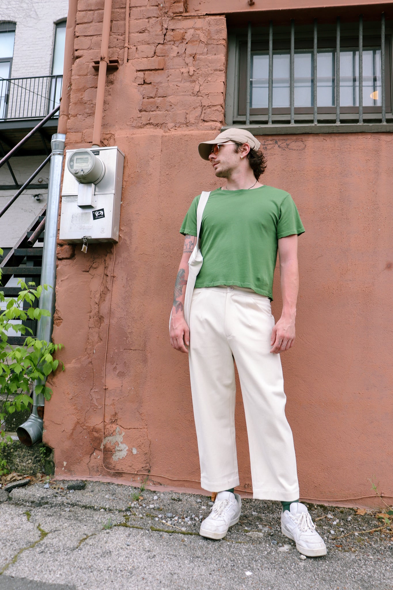 curve legged trouser - heavy canvas edition