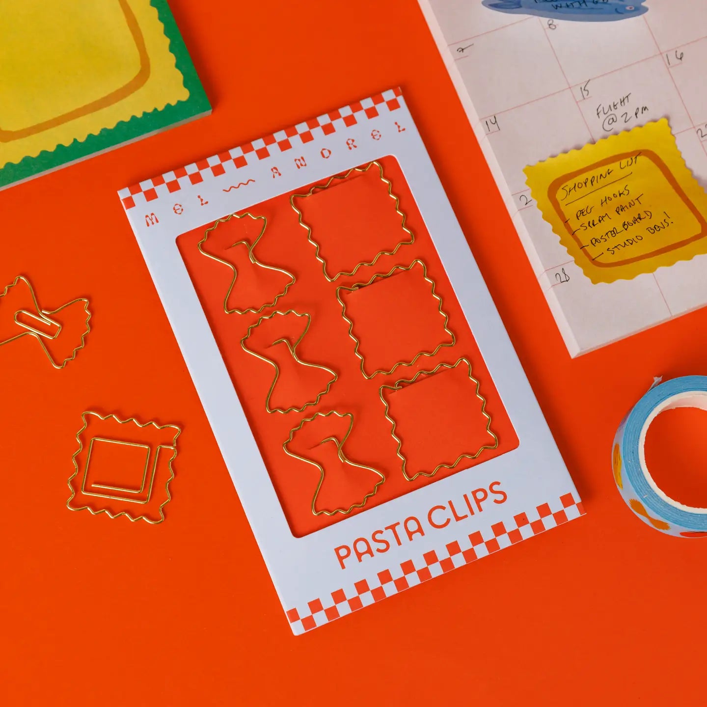 pasta paper clips