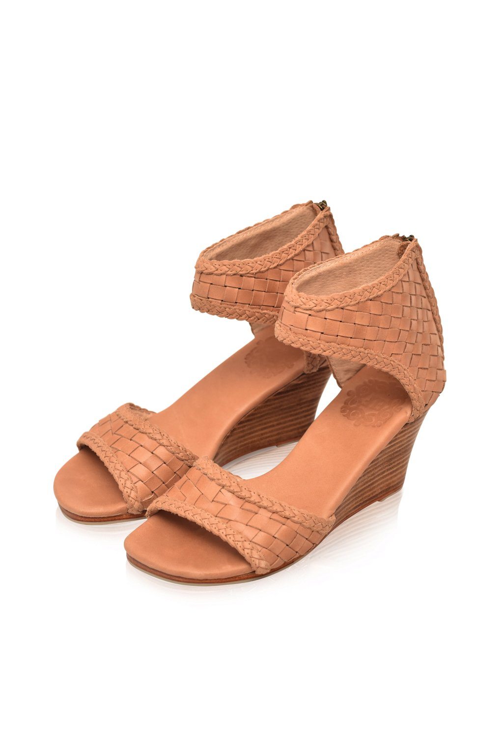 Athena Leather Wedges by ELF