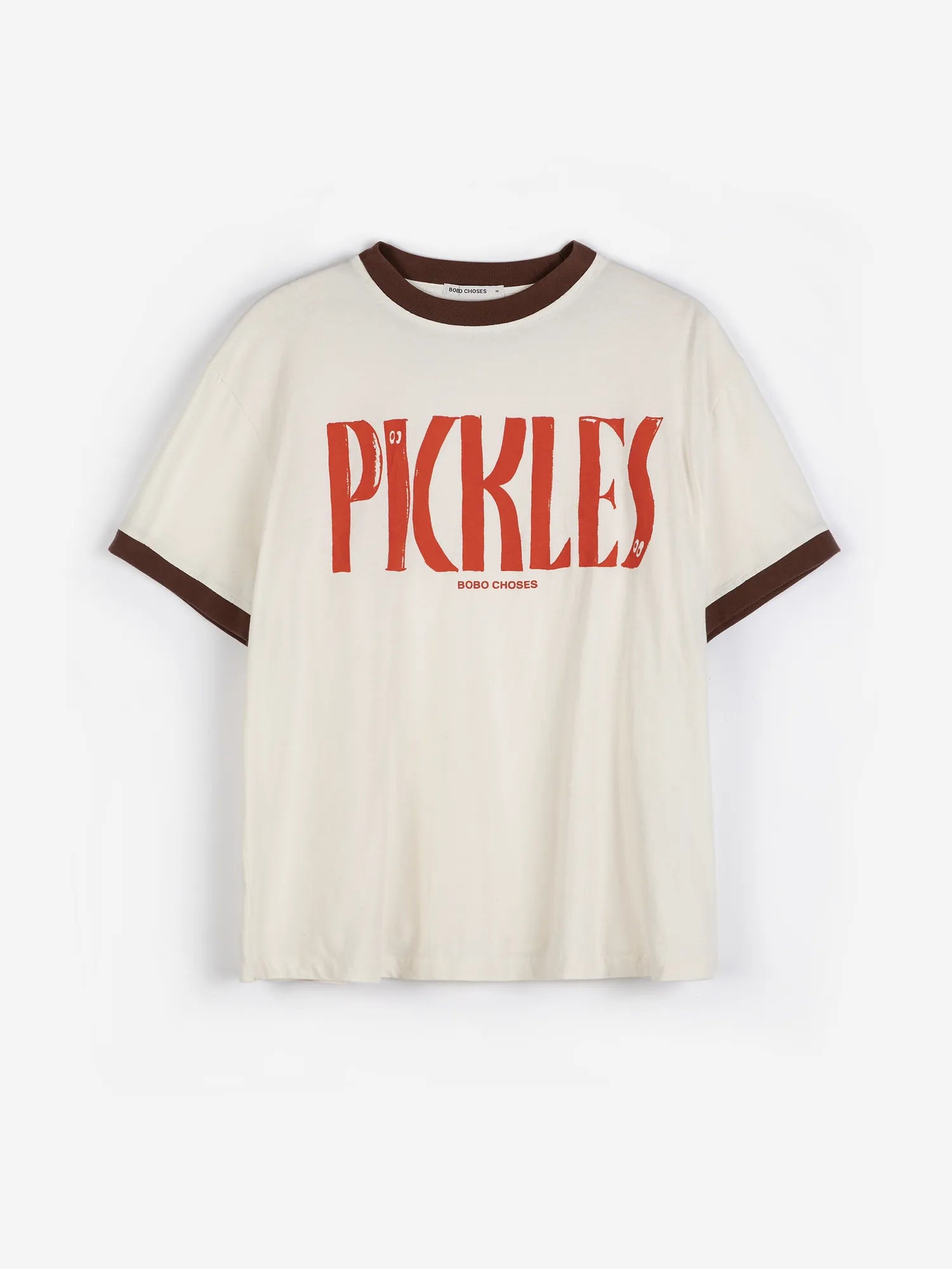 colour block fitted t‑shirt