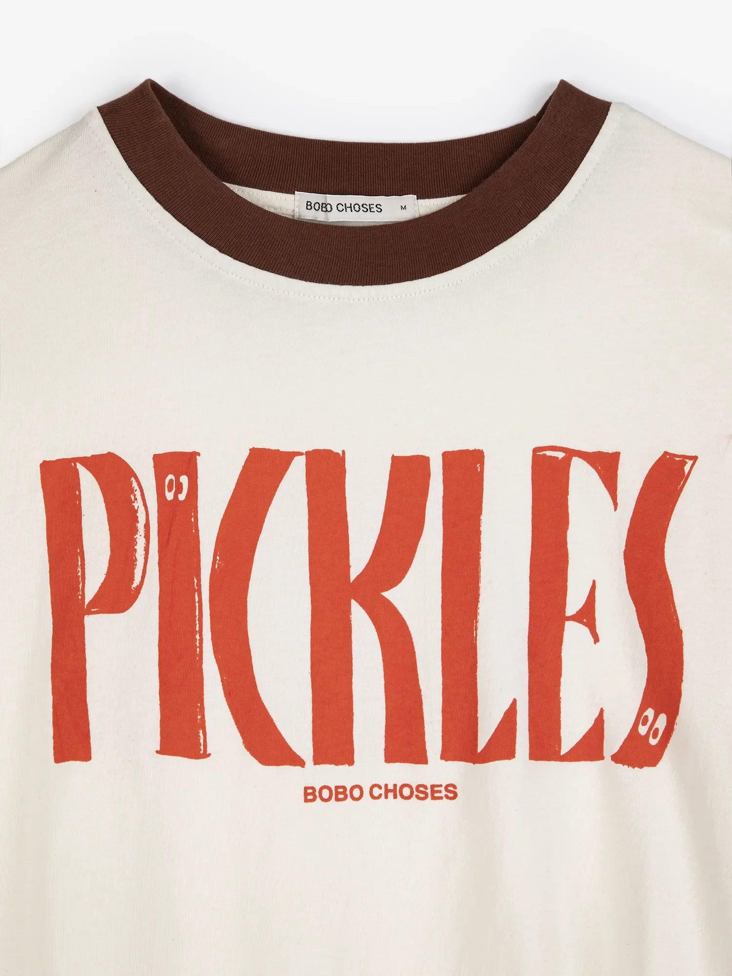 colour block fitted t‑shirt