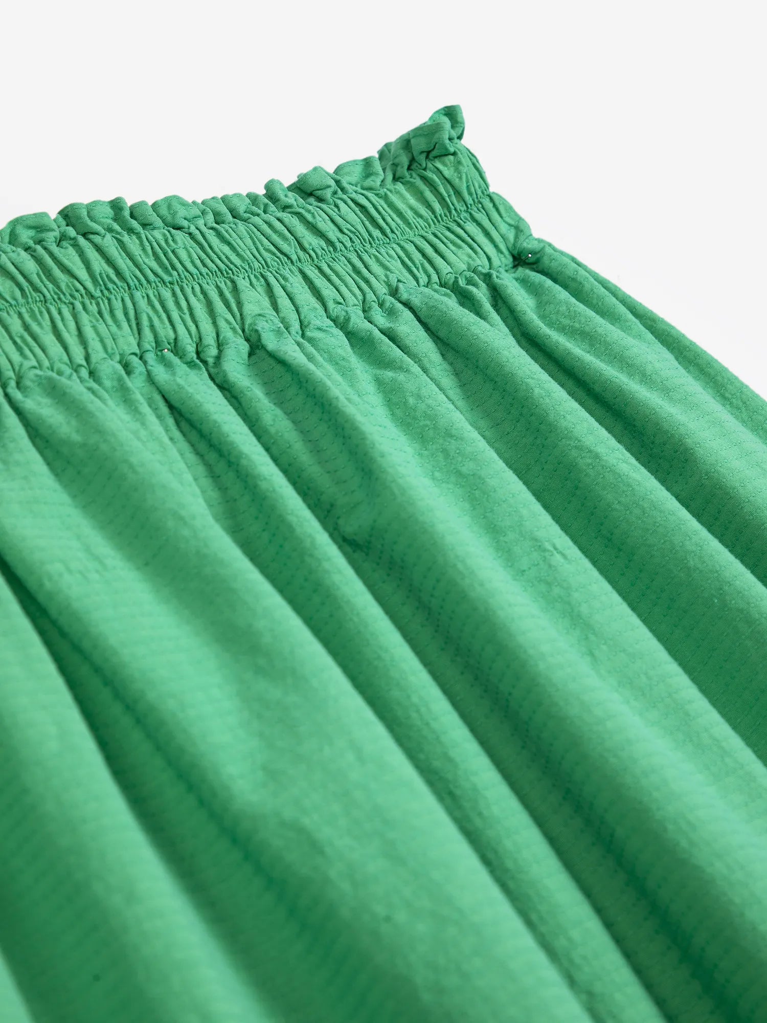 recycled cotton evasé skirt
