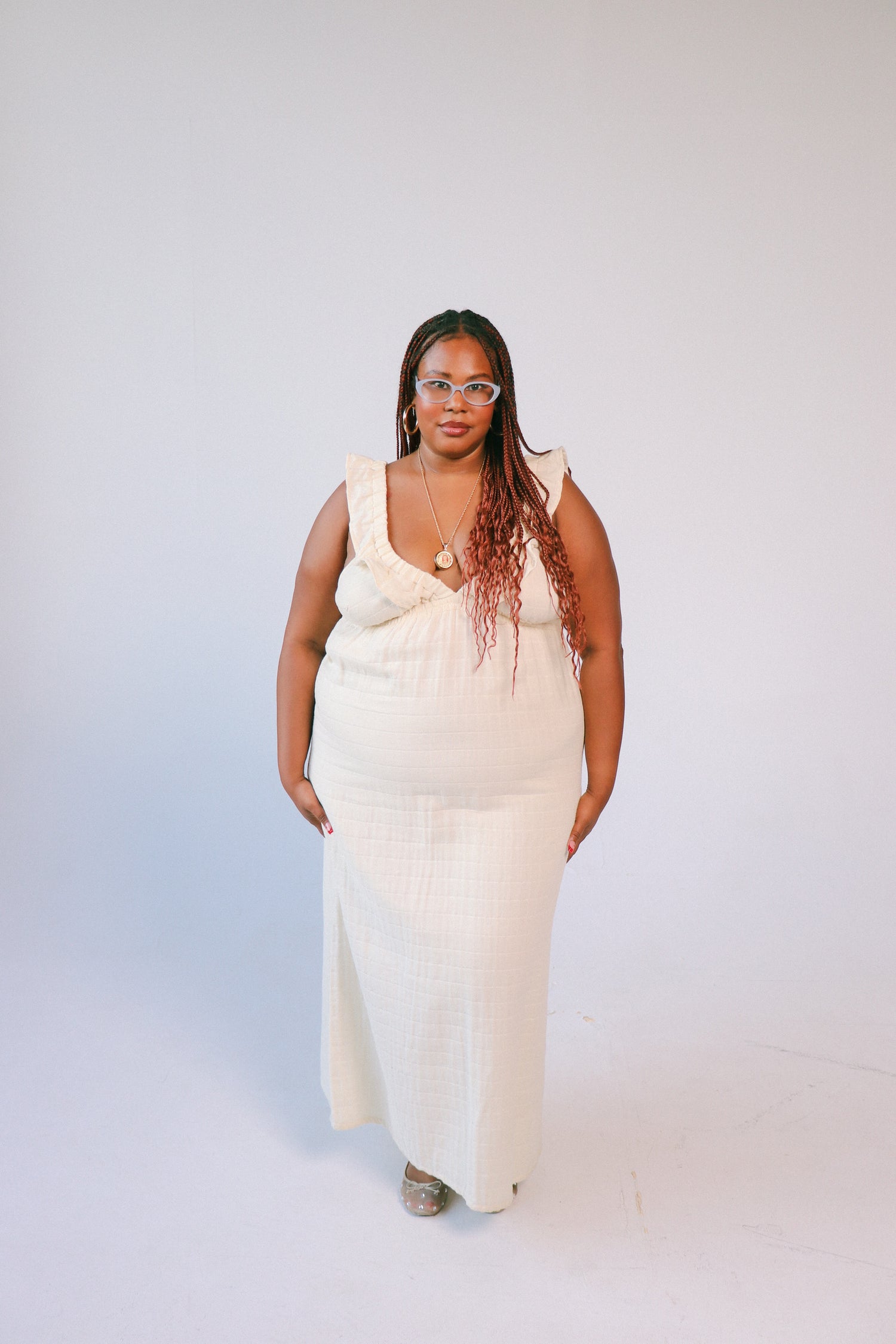 milos dress in organic cotton