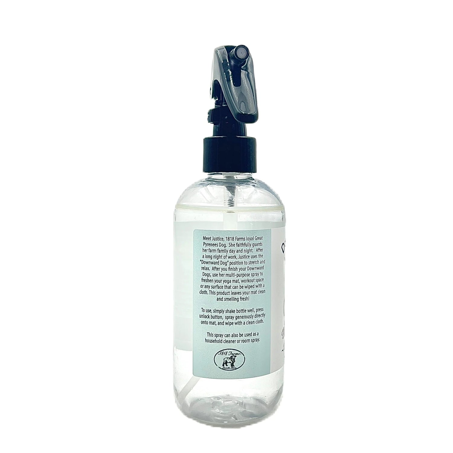 downward dog yoga mat spray