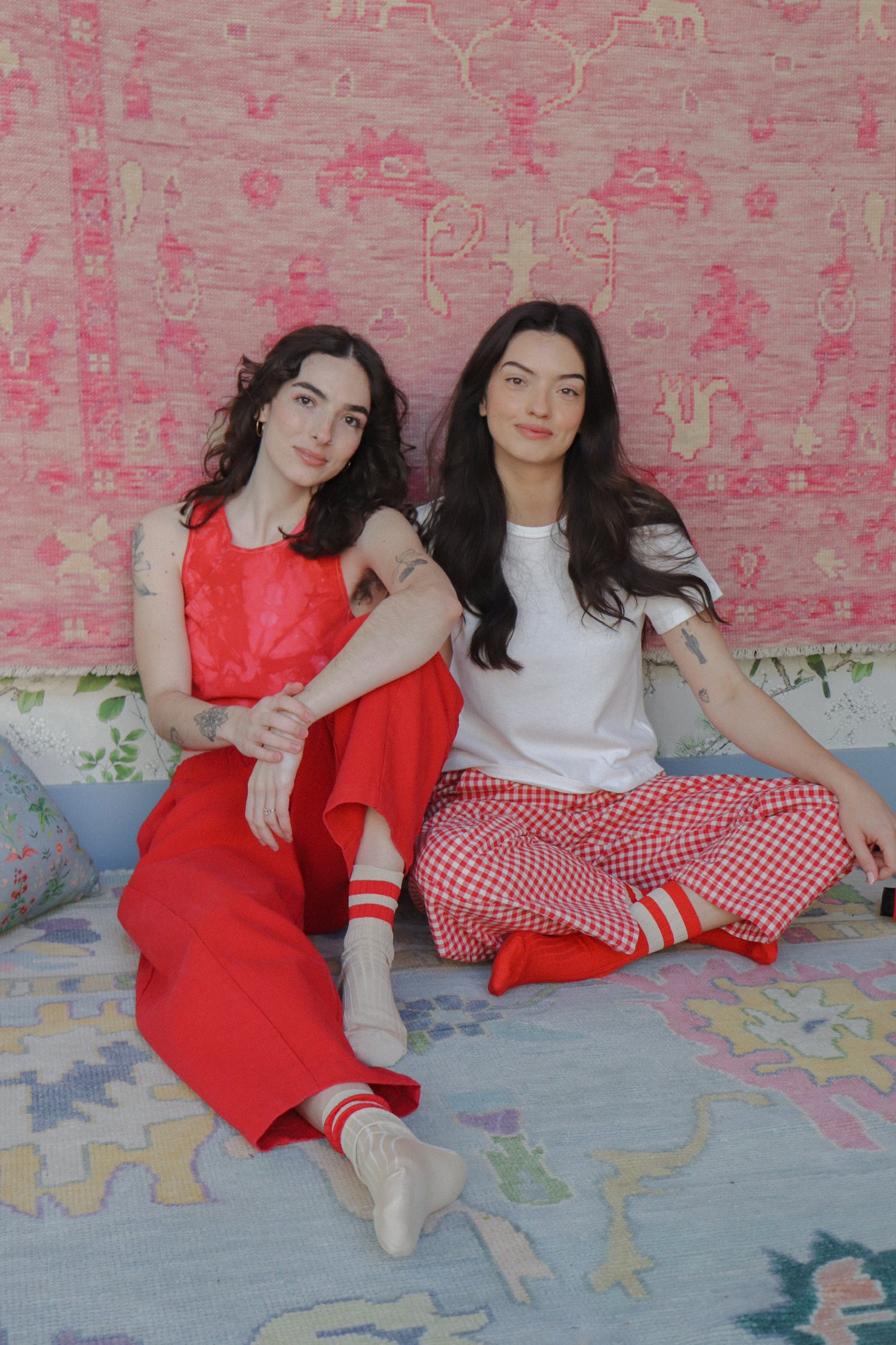 arc pants in gingham