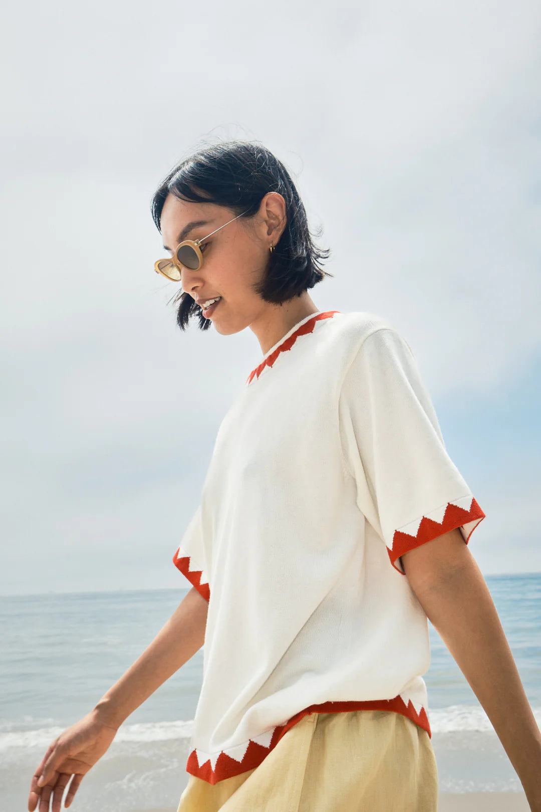 sawyer zig zag sweater tee