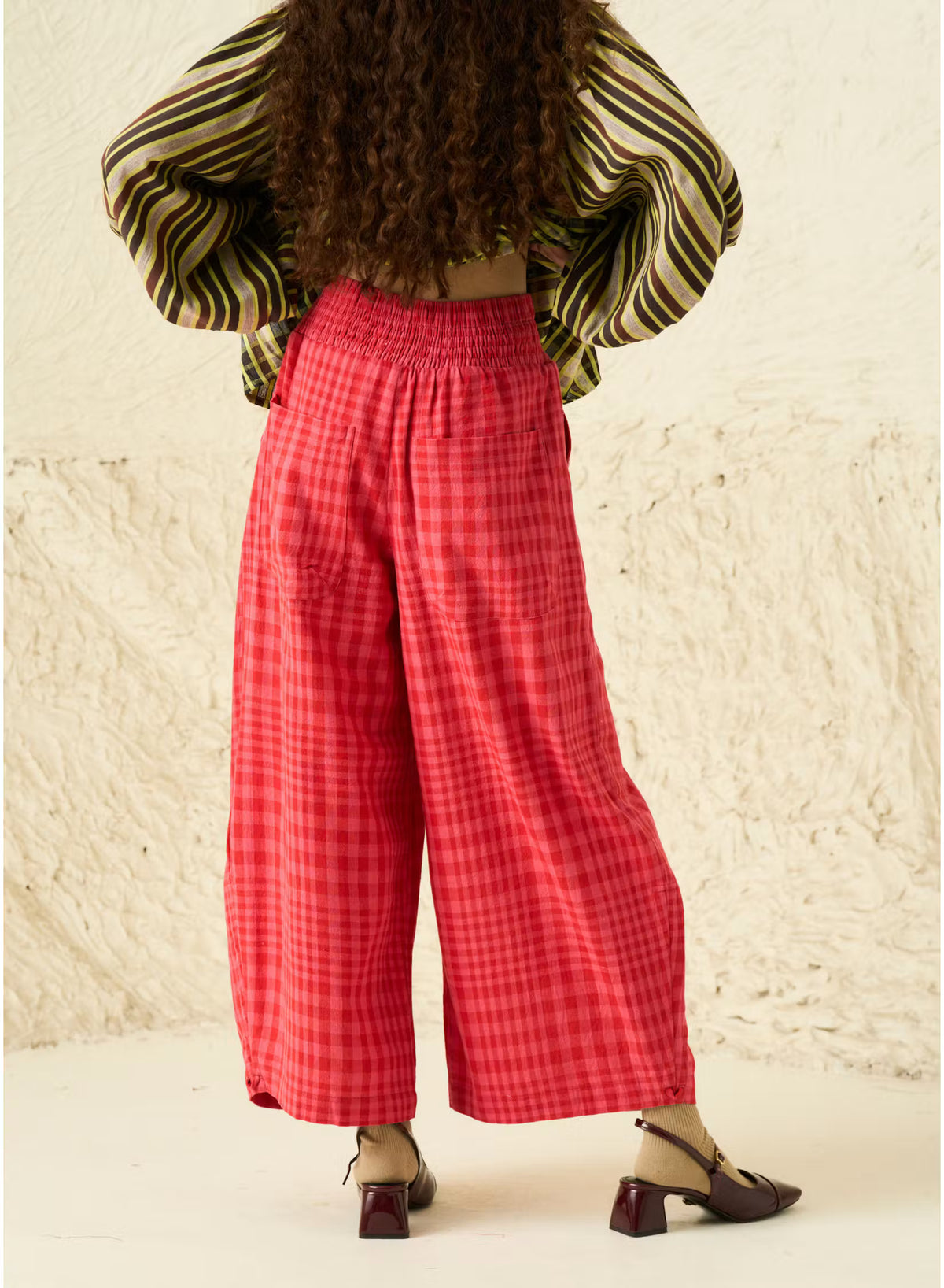 eclair pant in cosmo chex