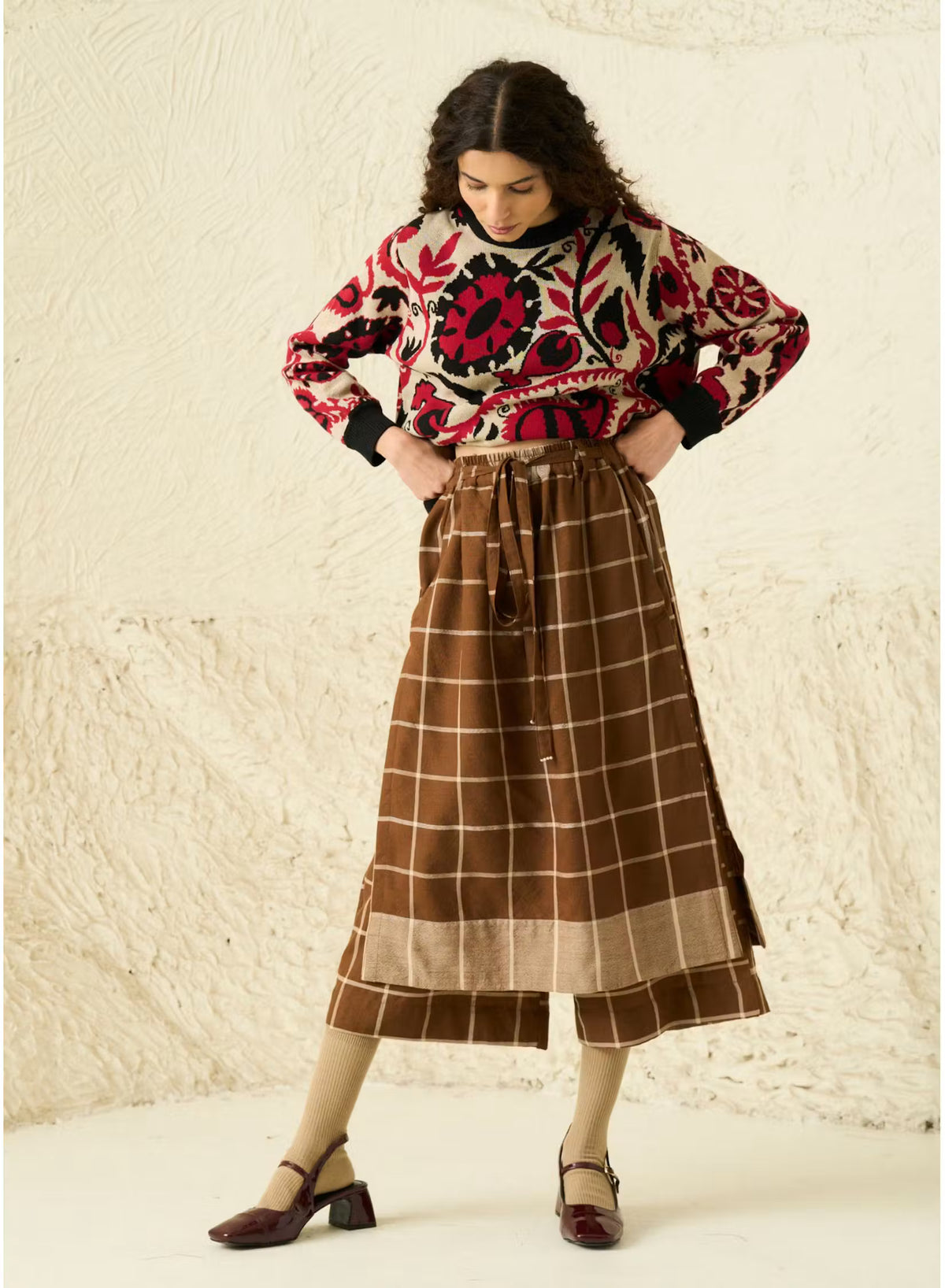 quarter pant in cottage chex