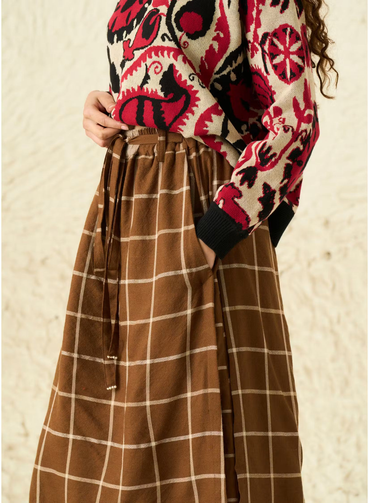 quarter pant in cottage chex