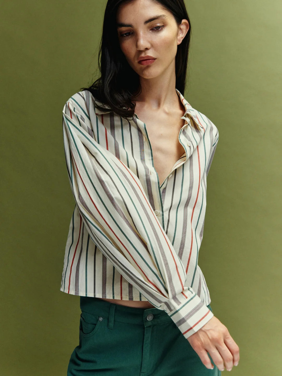 ecru steffi stripes duna blouse