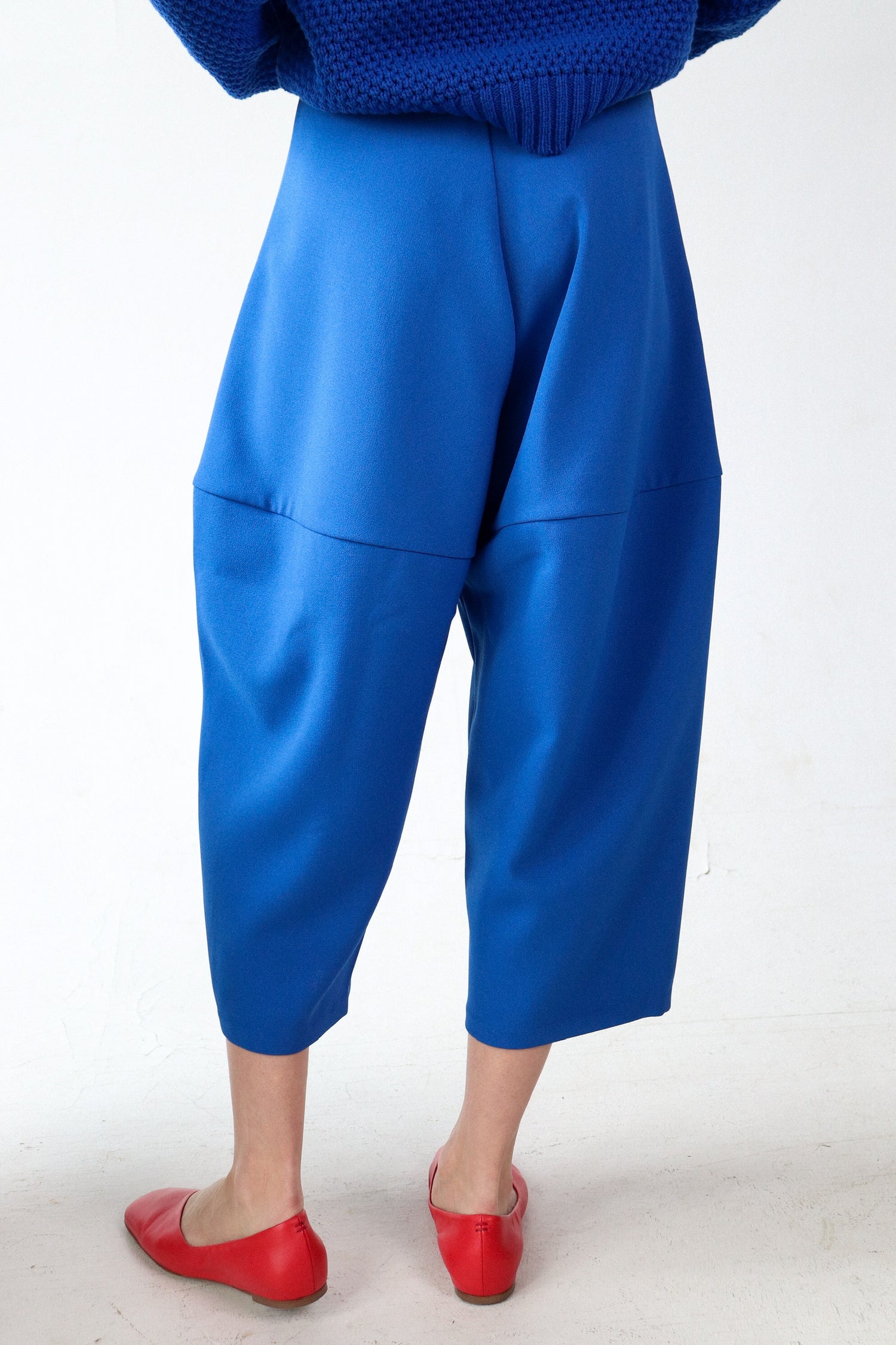 cachuabi tomato tapered billow pocket pant