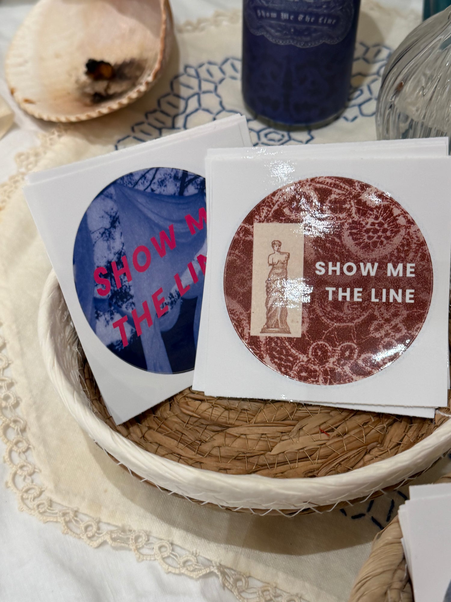 Show Me the Line Stickers
