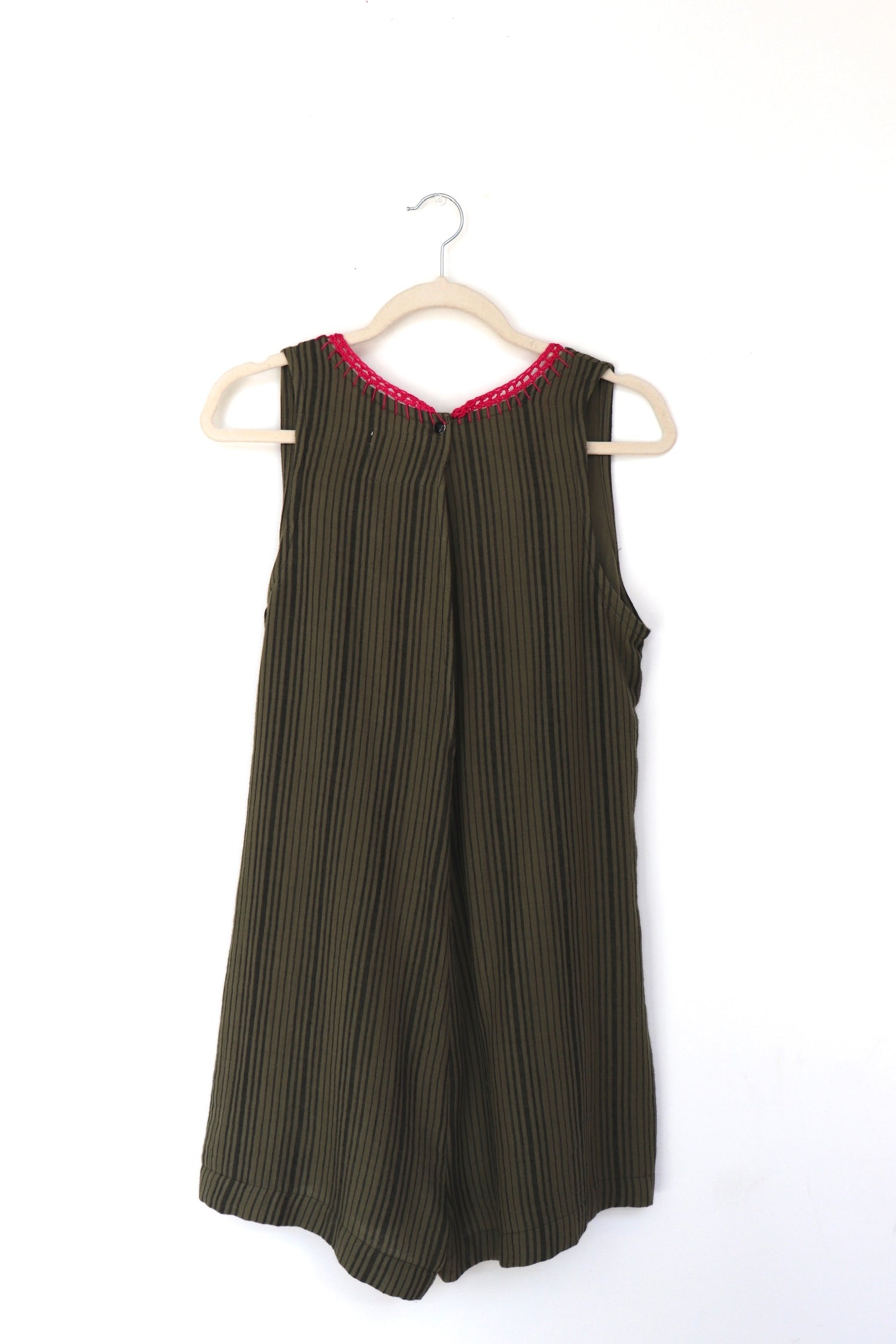 playsuit - green stripe