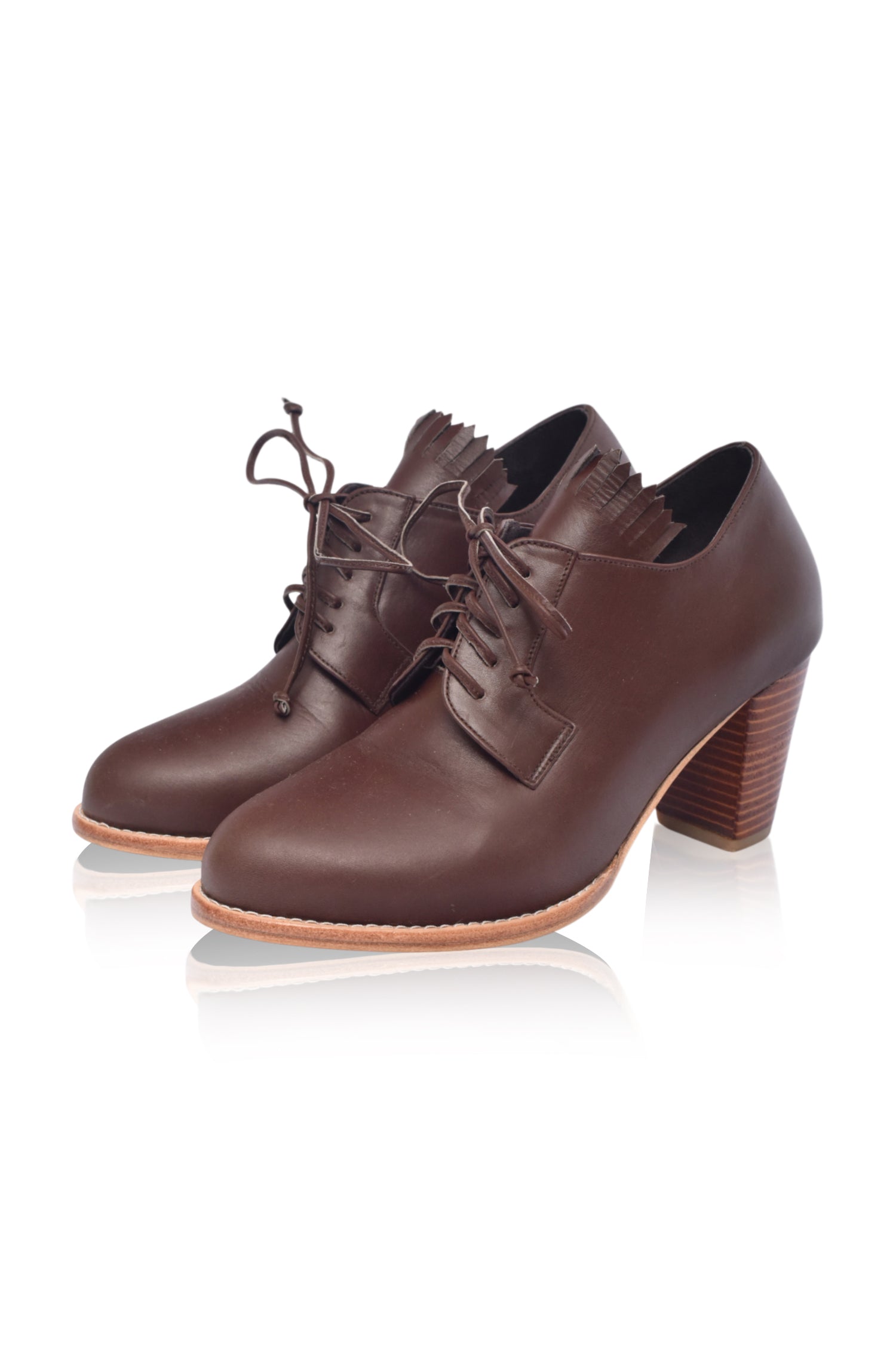 Lyon Lace-up Leather Oxfords by ELF