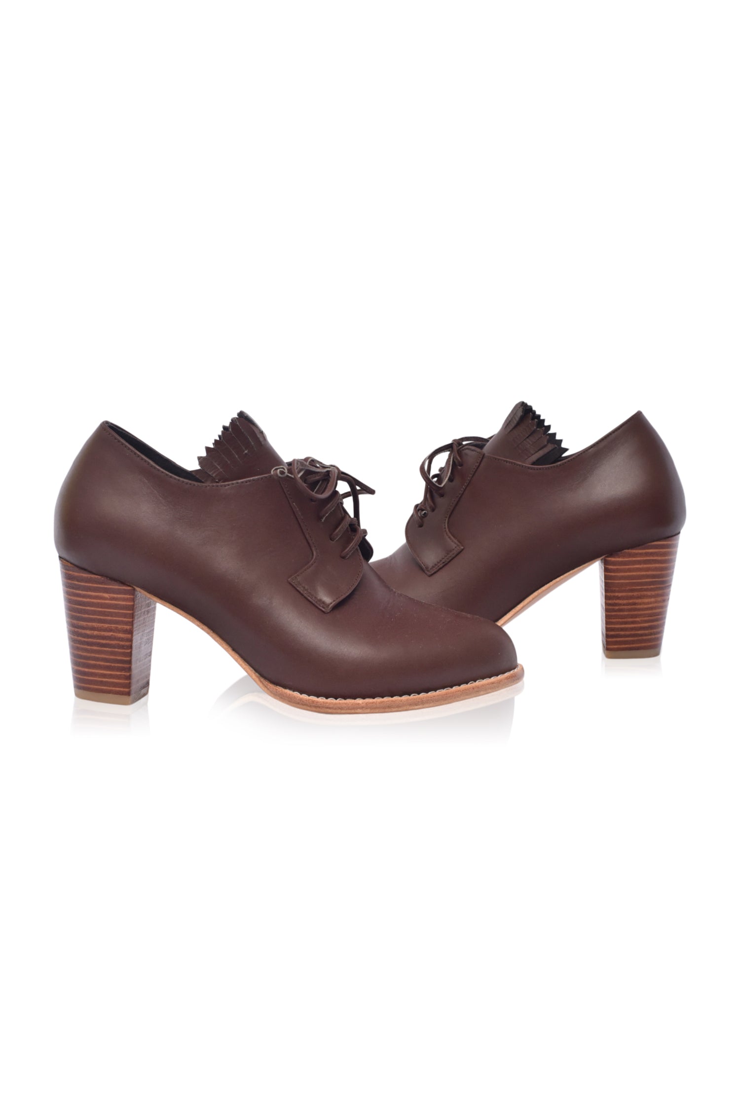 Lyon Lace-up Leather Oxfords by ELF