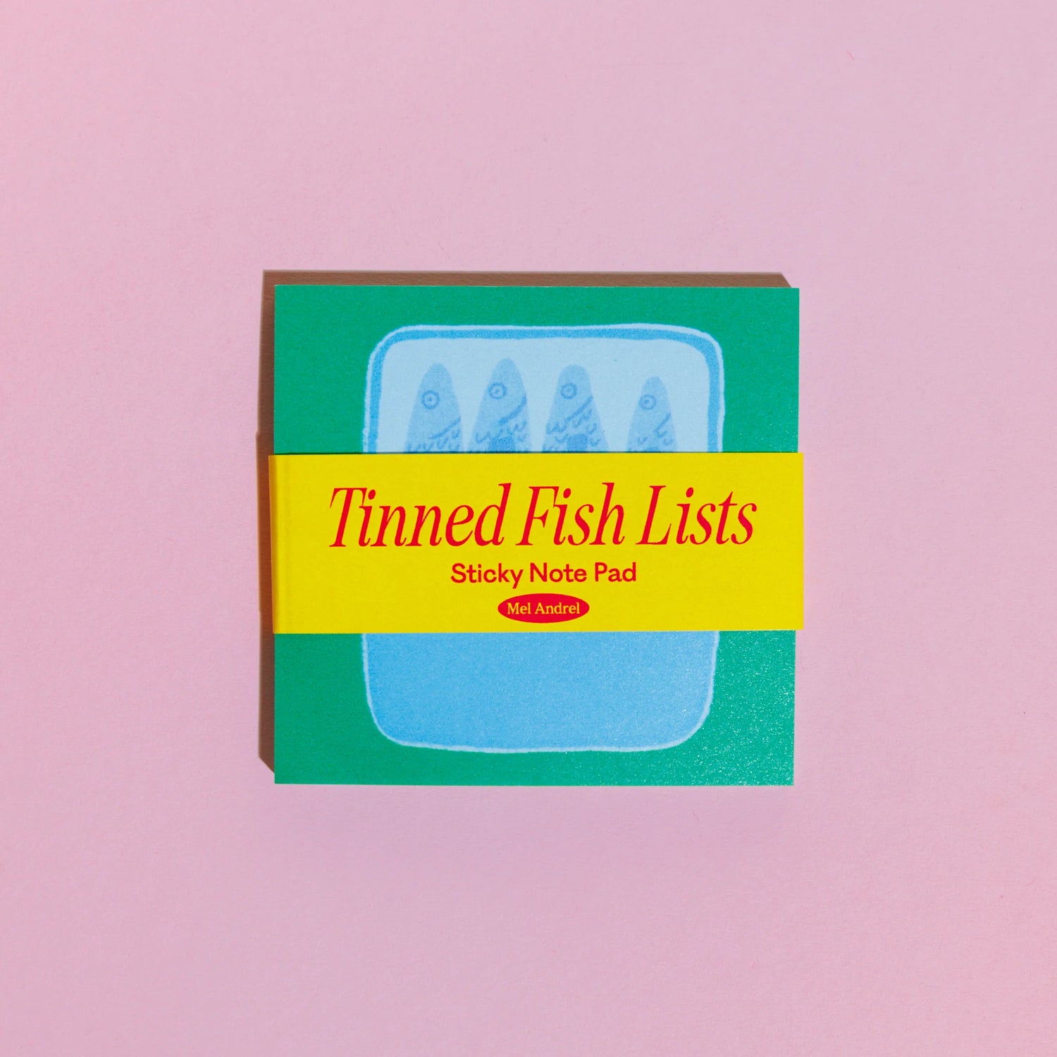tinned fish lists sticky notes