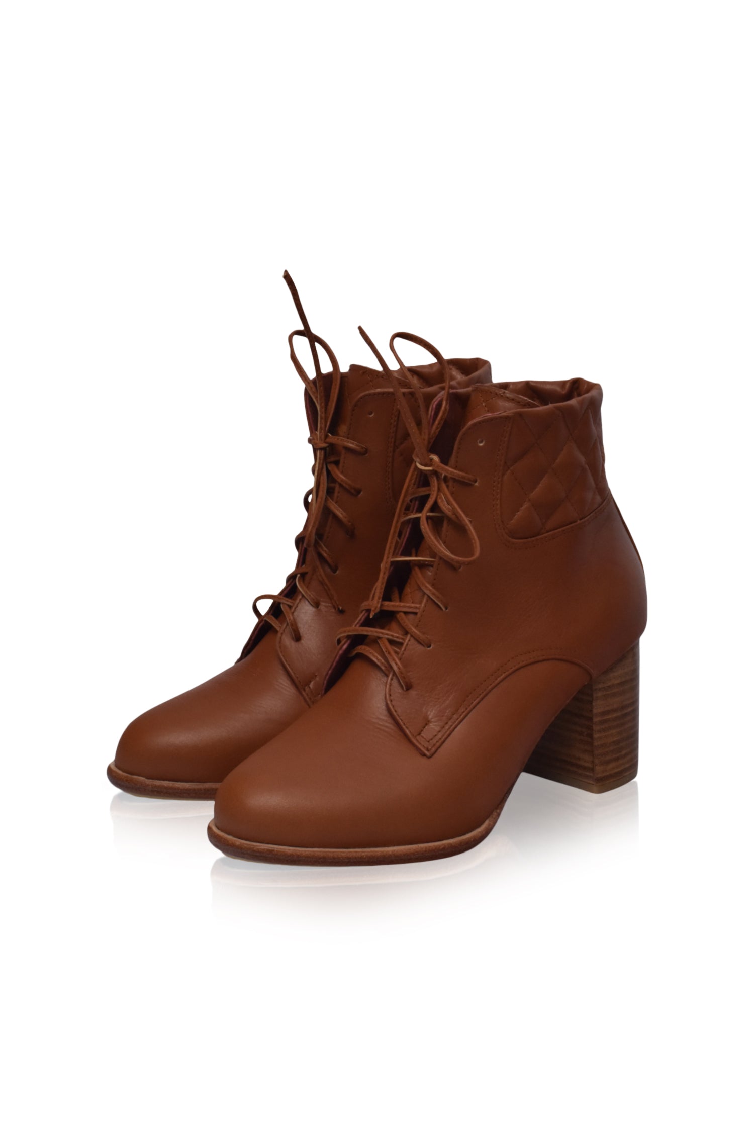 Rising Mara Leather Heel Booties by ELF