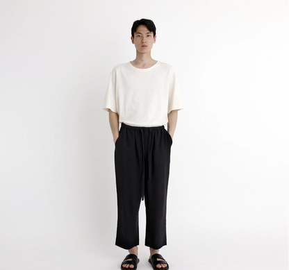 drawstring relaxed trouser