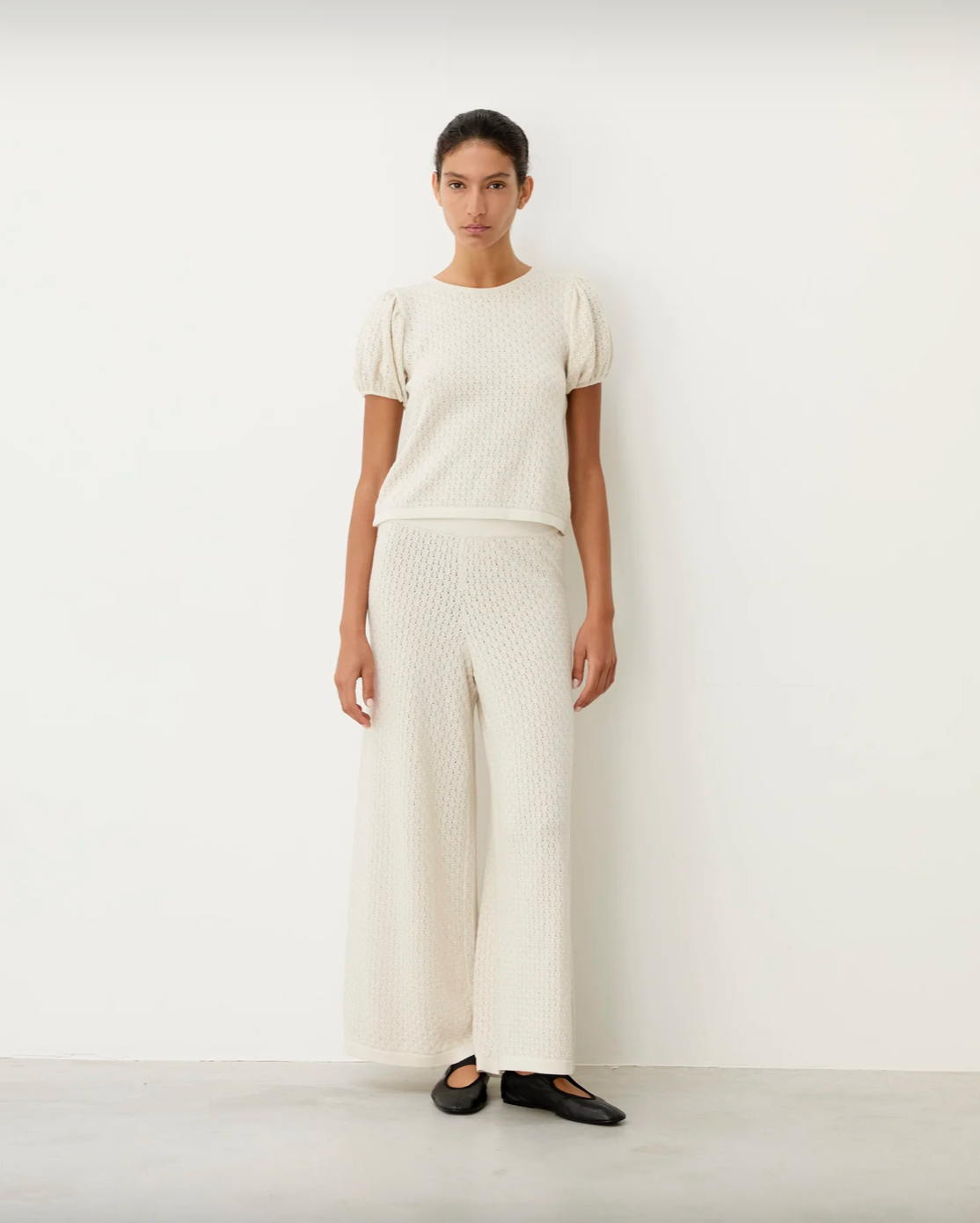 liza white smoke top