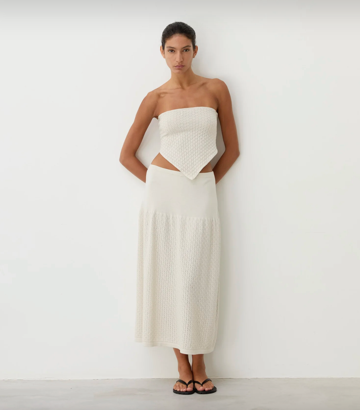 cora white smoke skirt