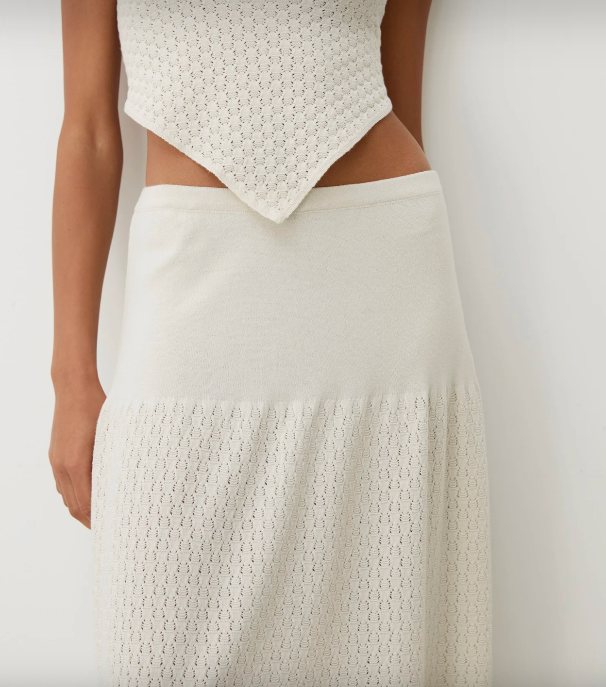 cora white smoke skirt