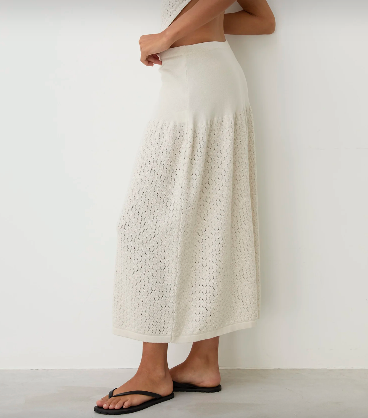 cora white smoke skirt