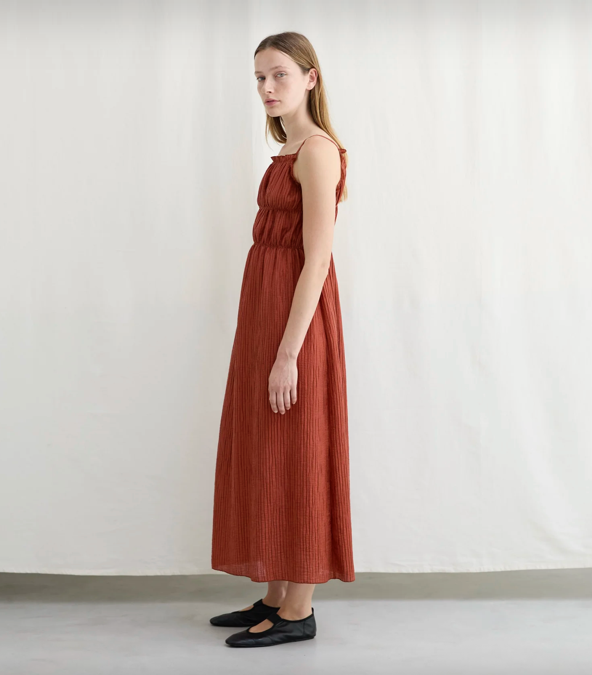 encina brick wrinckle dress