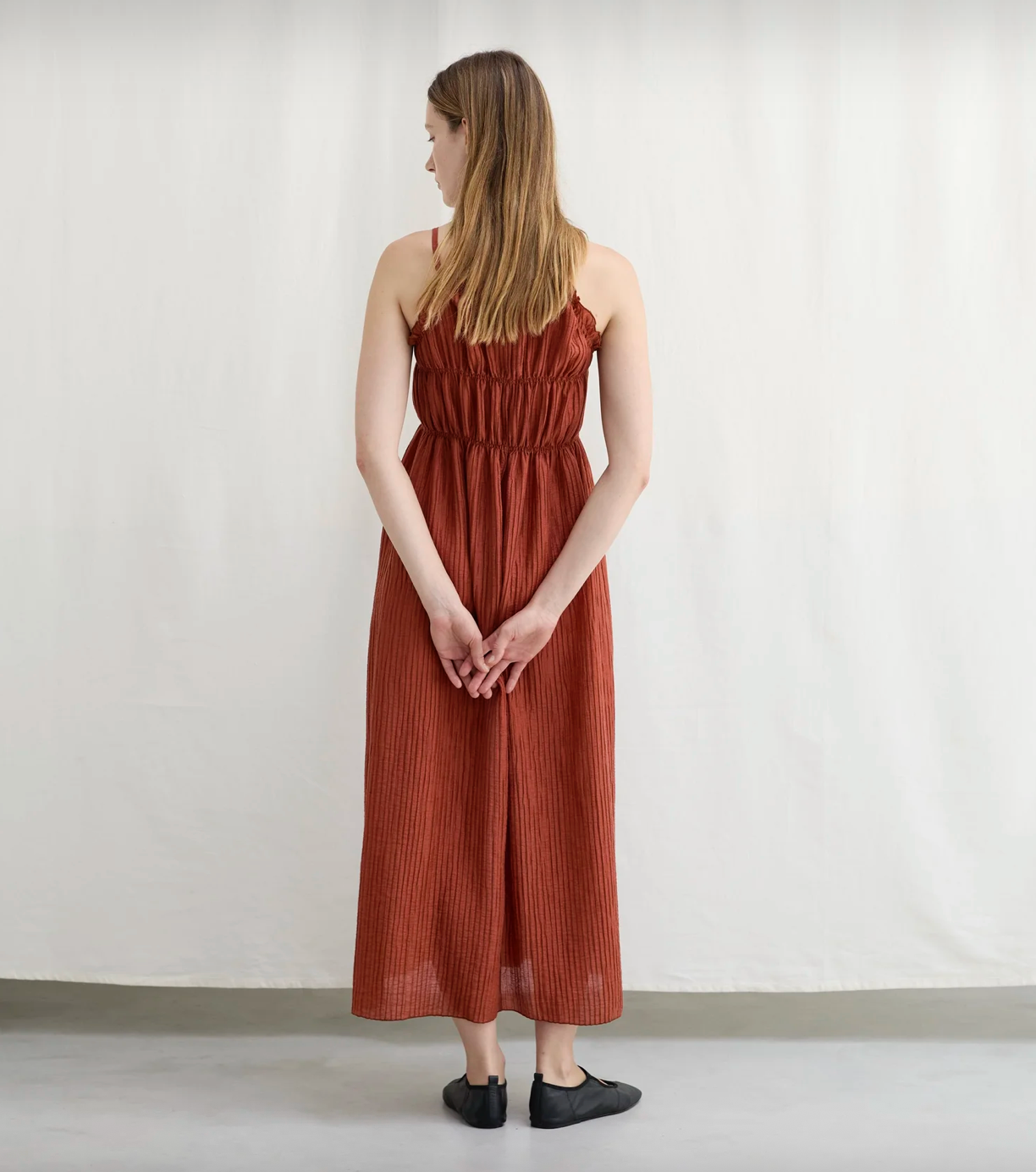 encina brick wrinckle dress