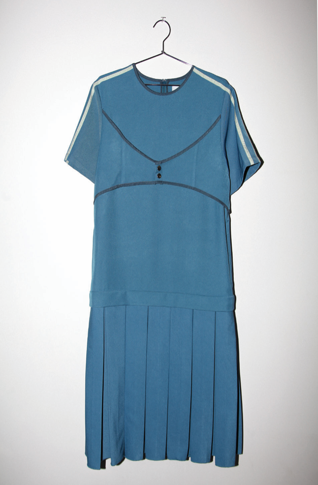 box pleat dress