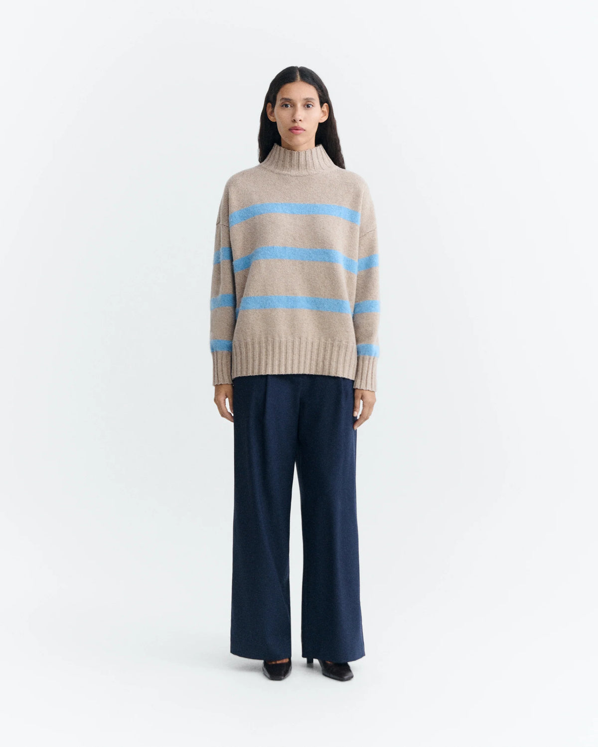 oversize striped wool audre sweater
