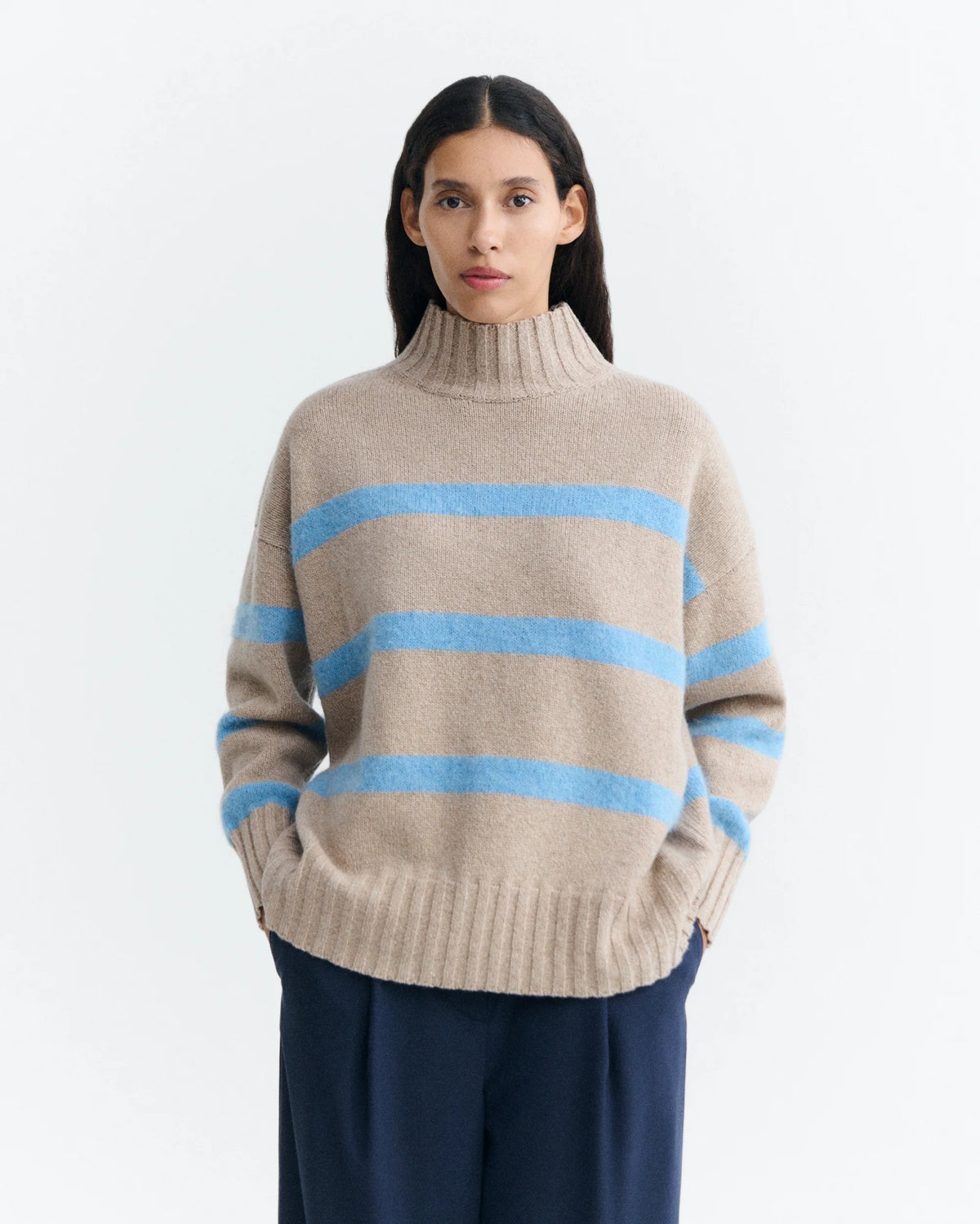 oversize striped wool audre sweater