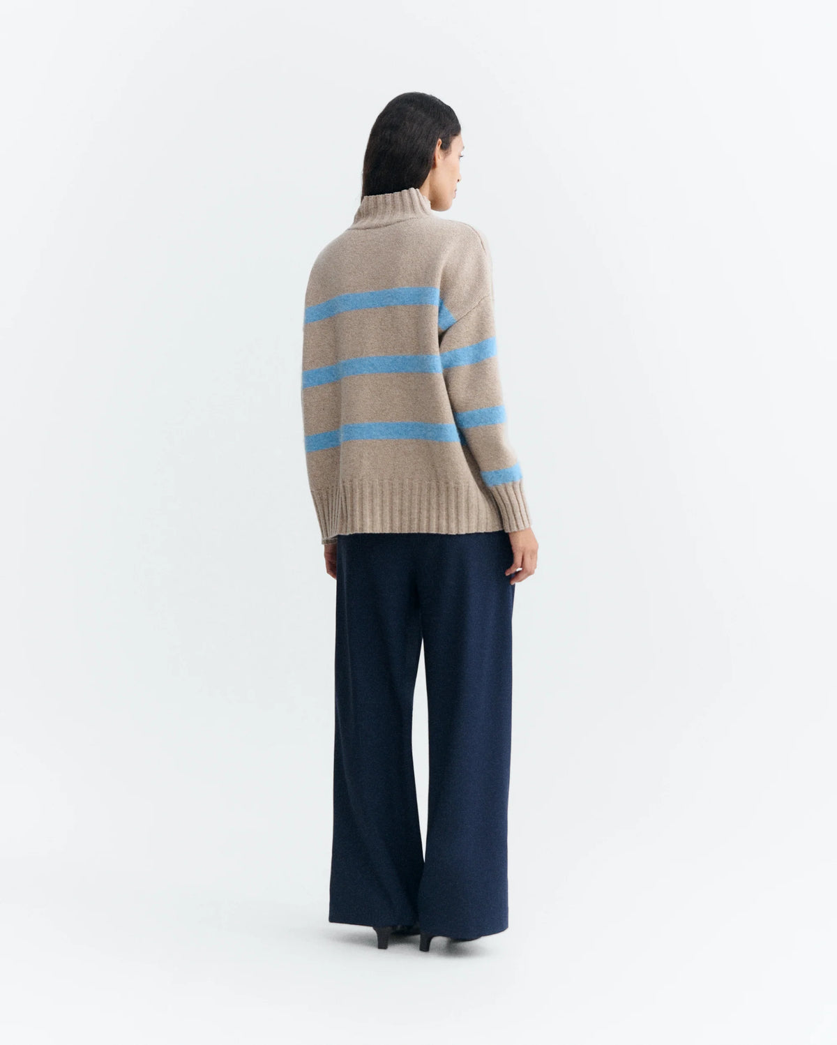 oversize striped wool audre sweater