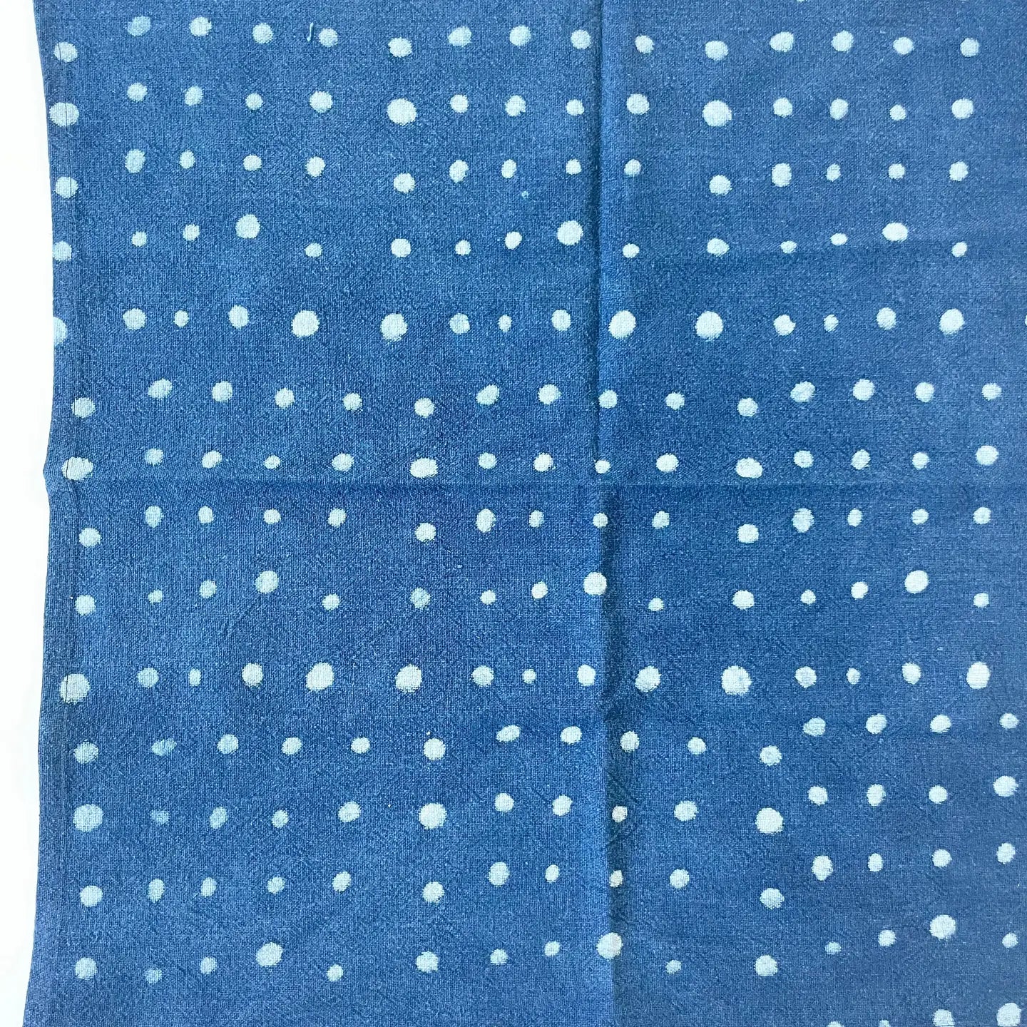 indigo dots napkins