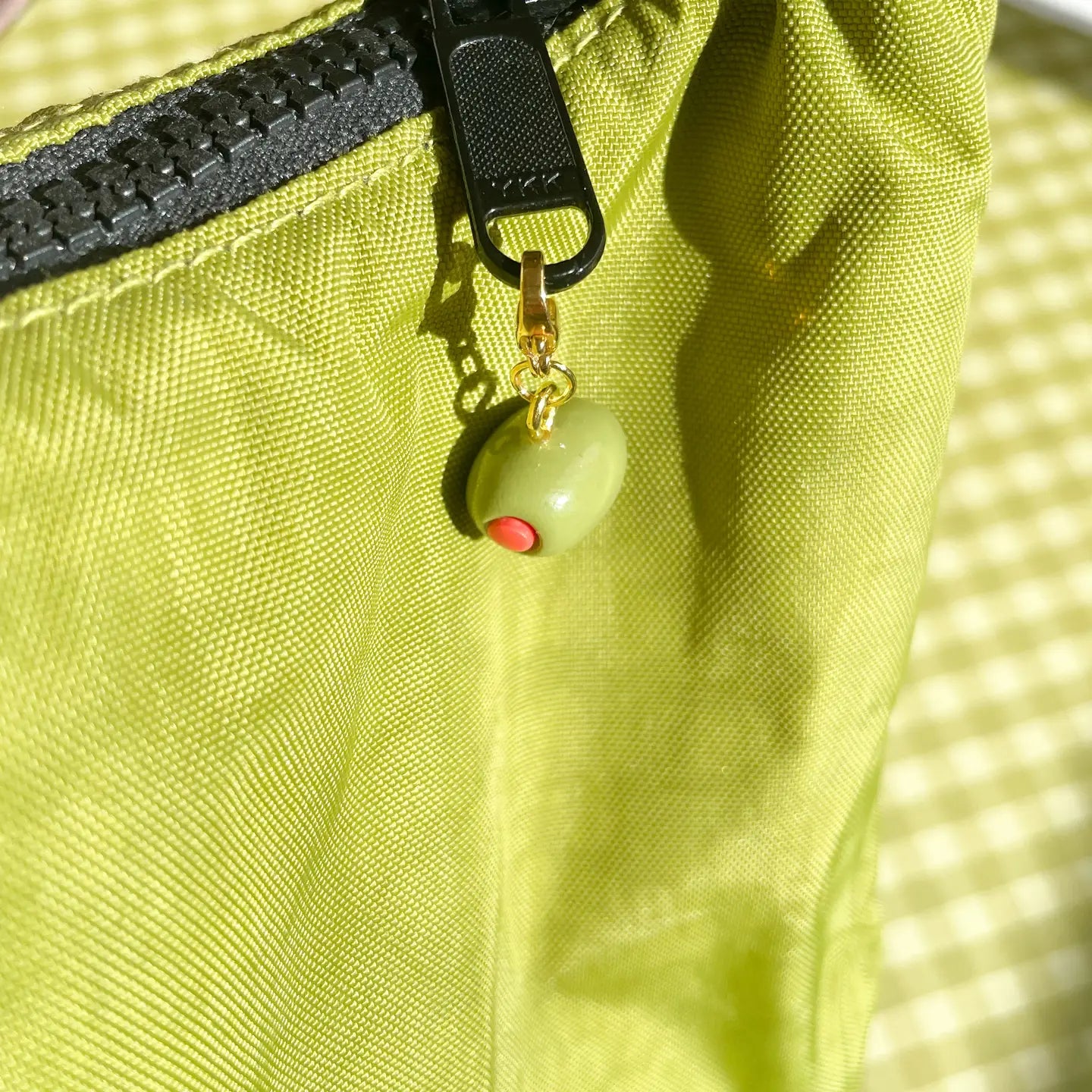 olive bag charm
