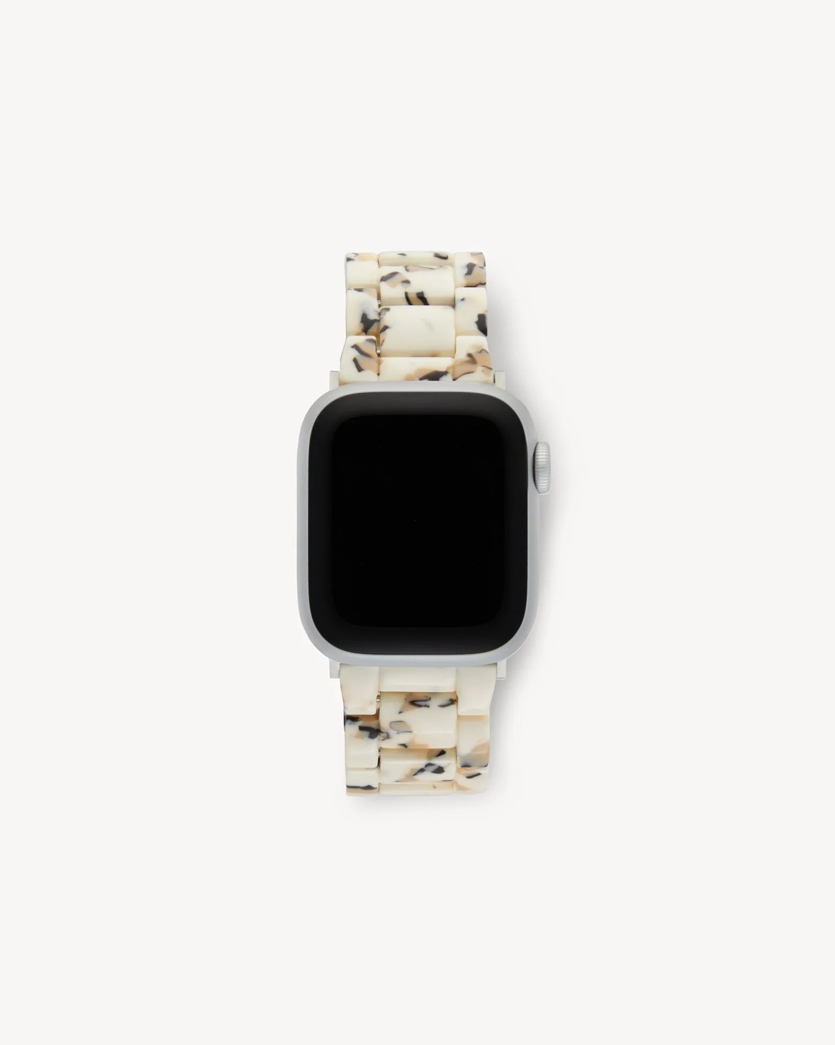 universal fit machete apple watch band in terrazzo with black hardware finishes