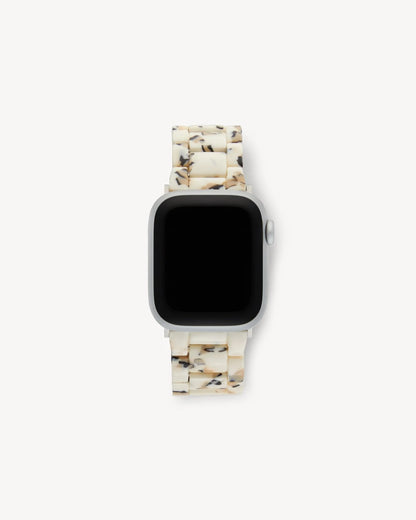 universal fit machete apple watch band in terrazzo with black hardware finishes