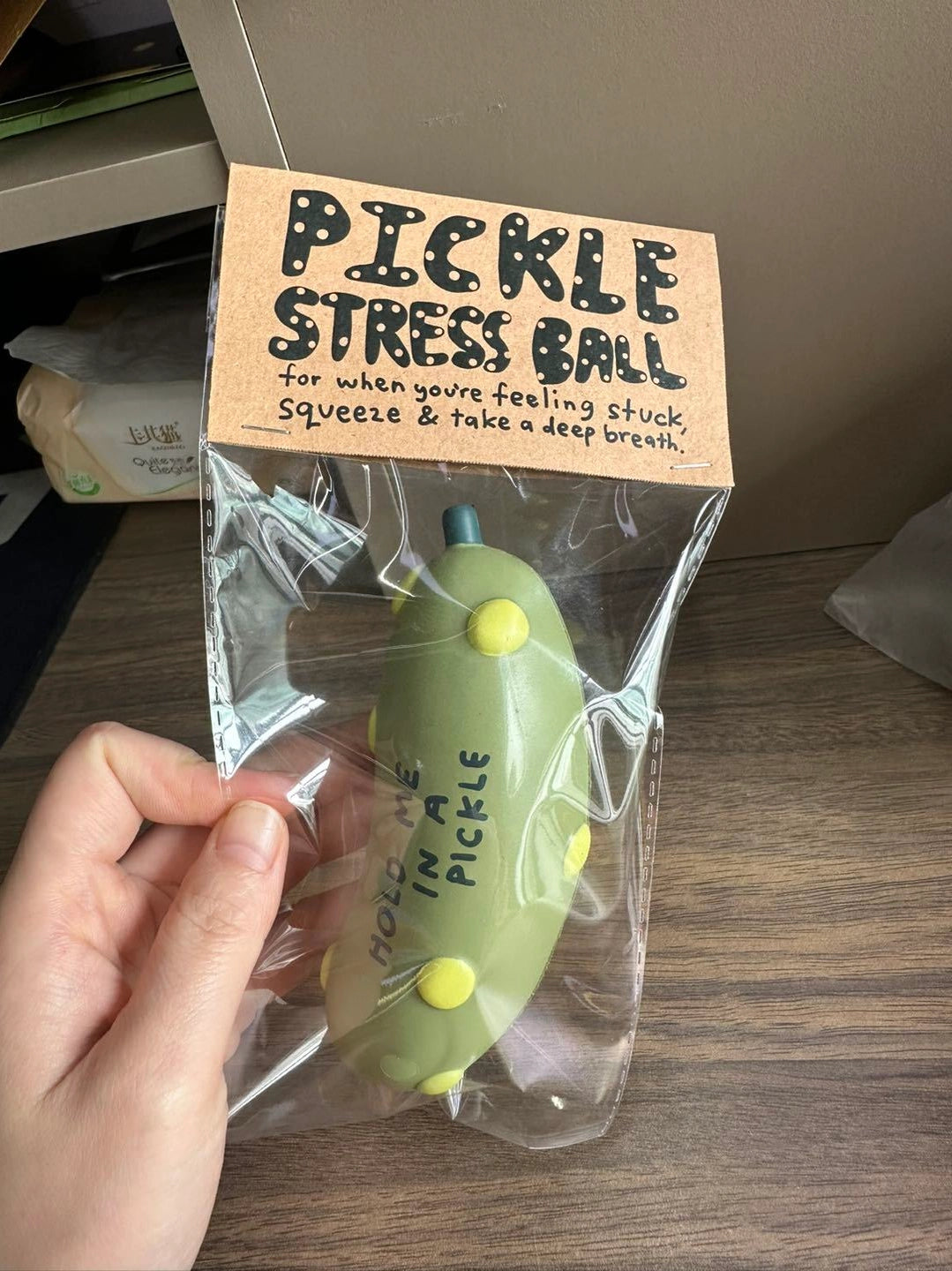 pickle stress ball