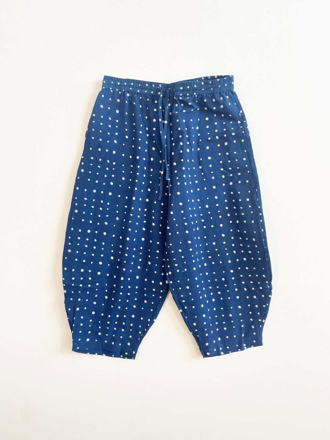 marius pants indigo dots