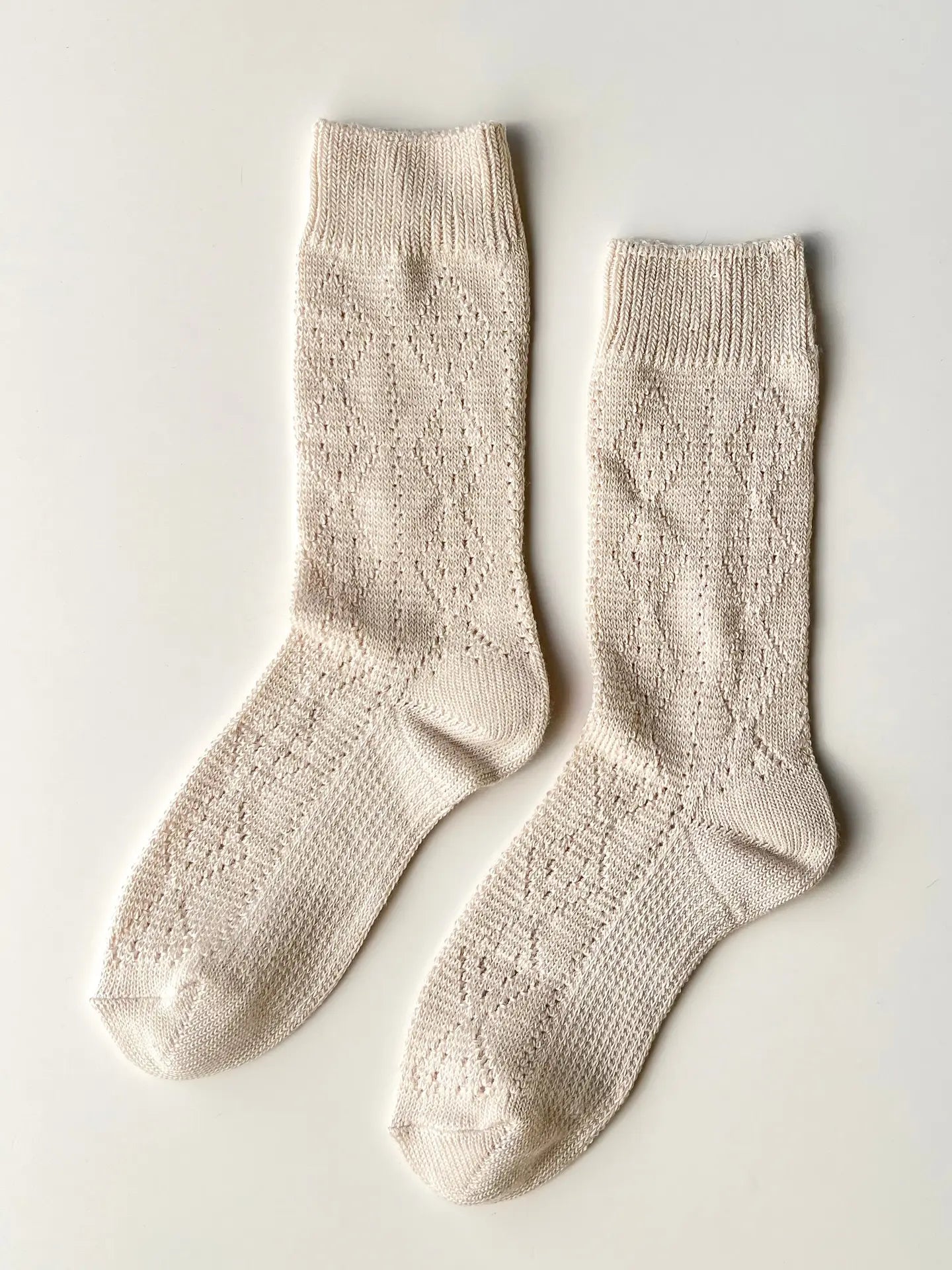 modal eyelet socks