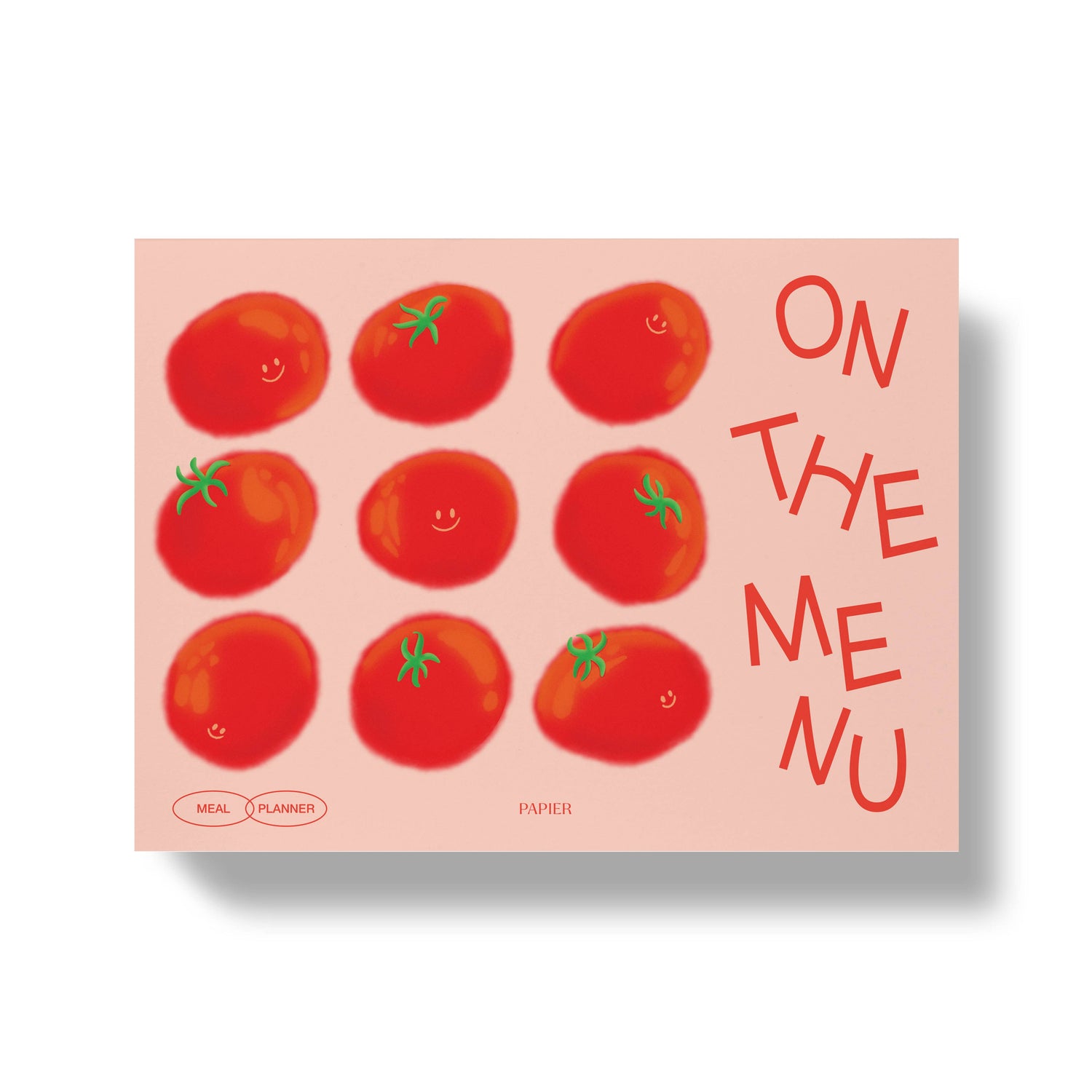 weekly meal planner & grocery list, undated - tomatoes