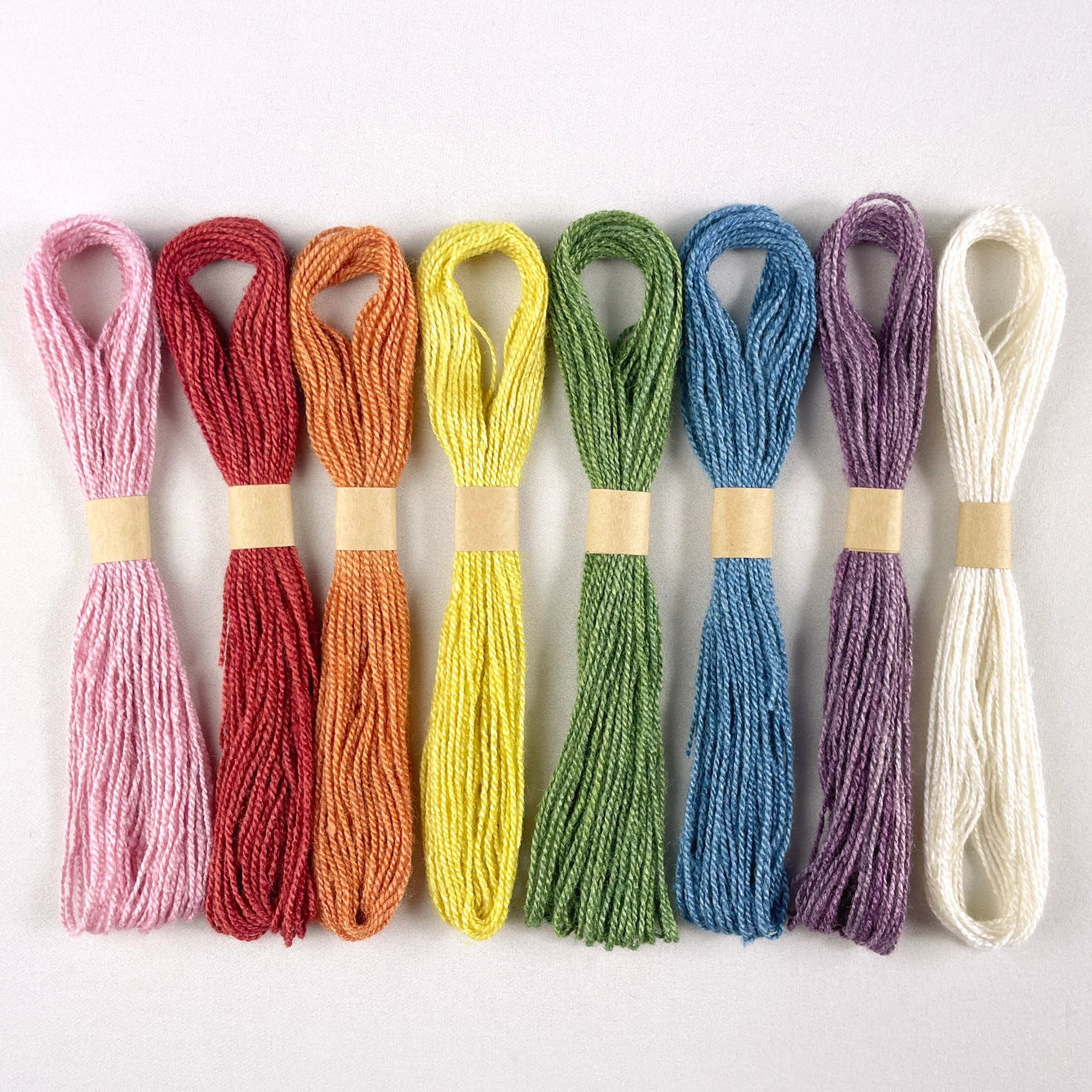 naturally dyed silk embroidery floss