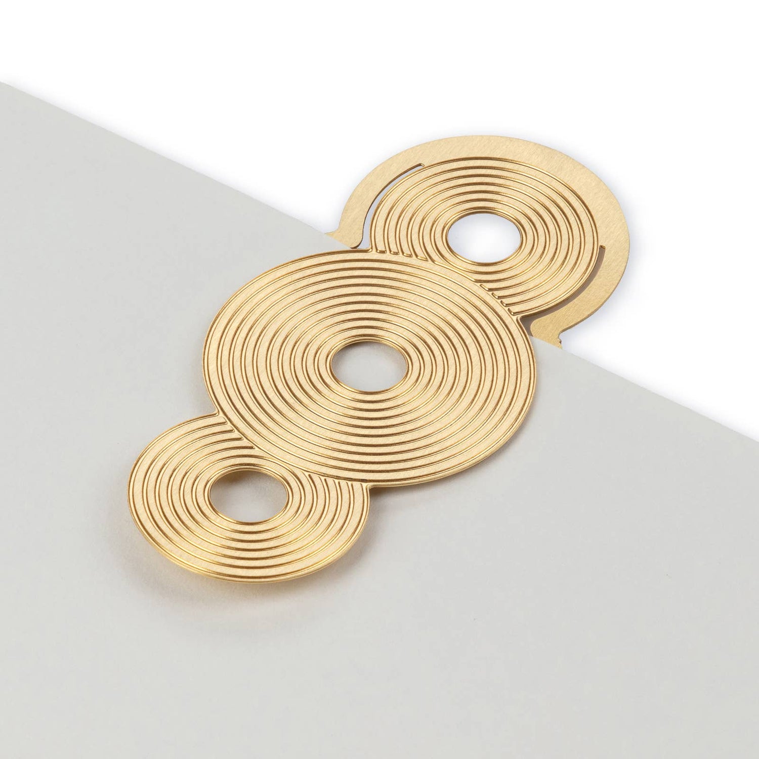 circlets brass bookmark