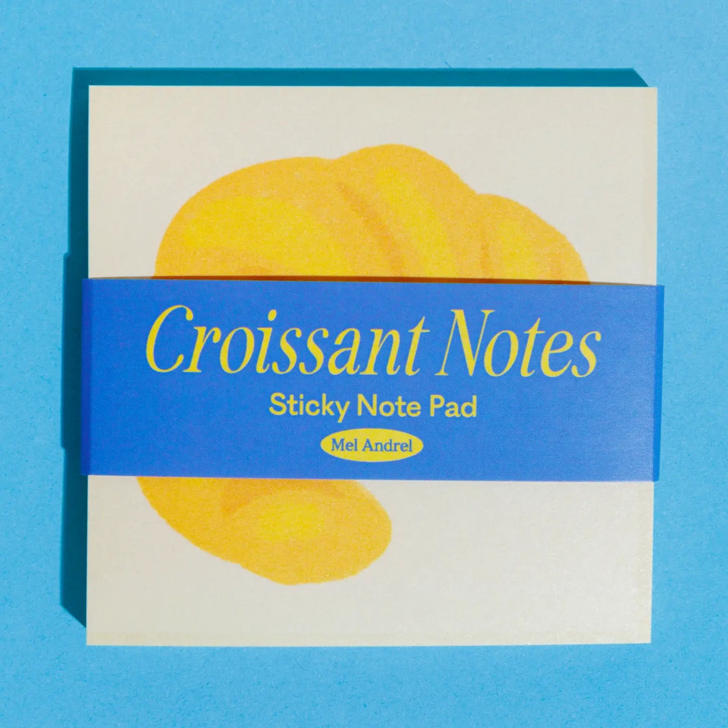 croissant sticky notes