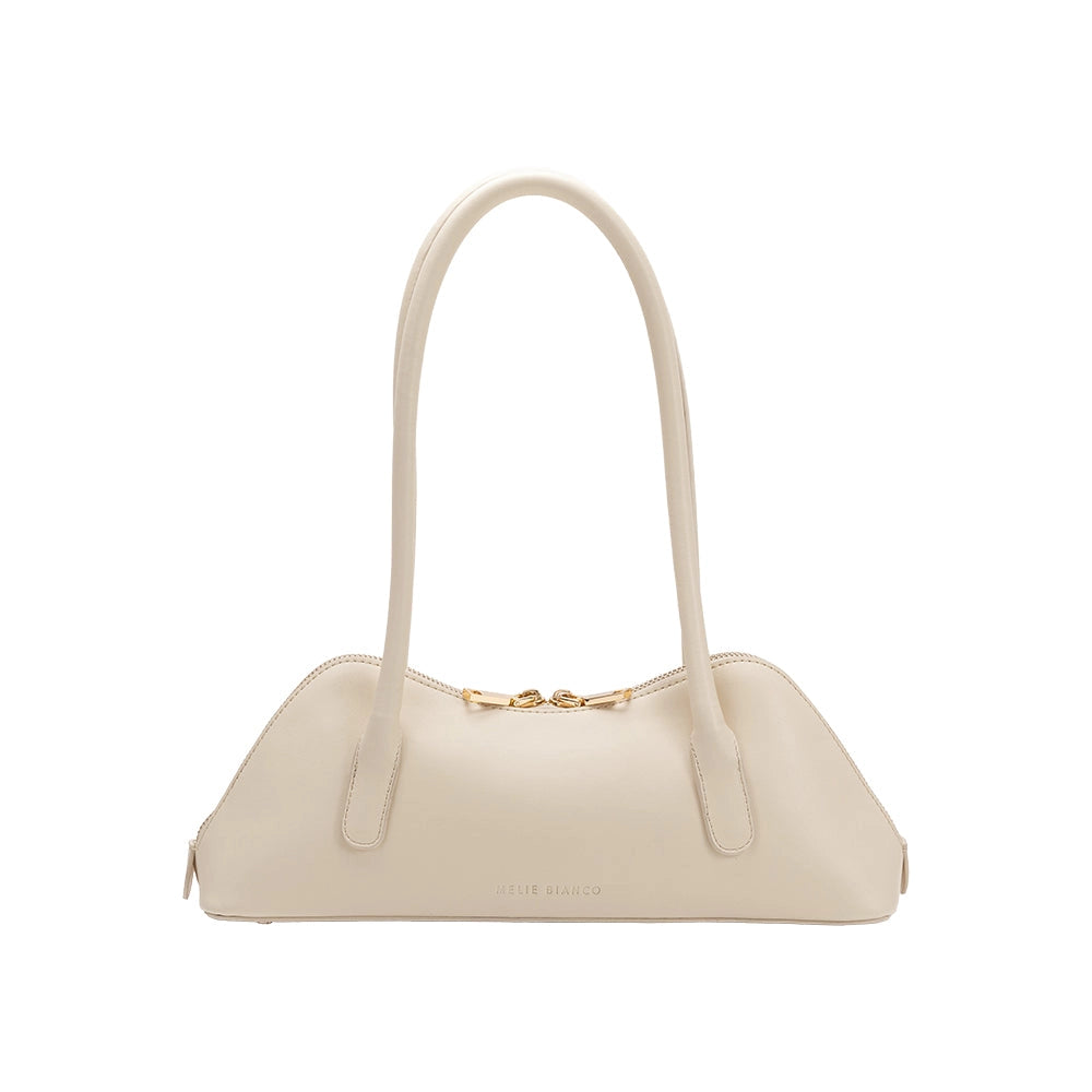 dakota ivory recycled vegan shoulder bag