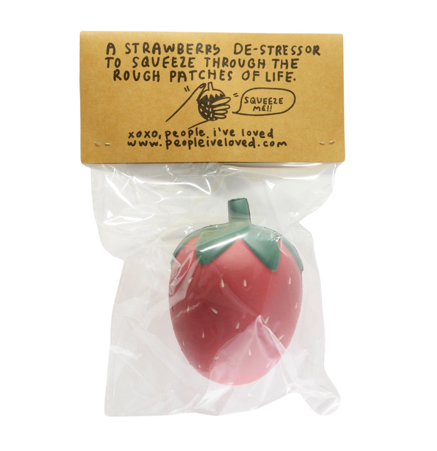 strawberry stress ball