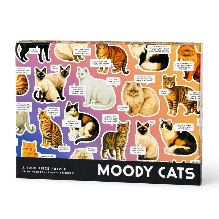 Puzzle1000 Moody Cats
